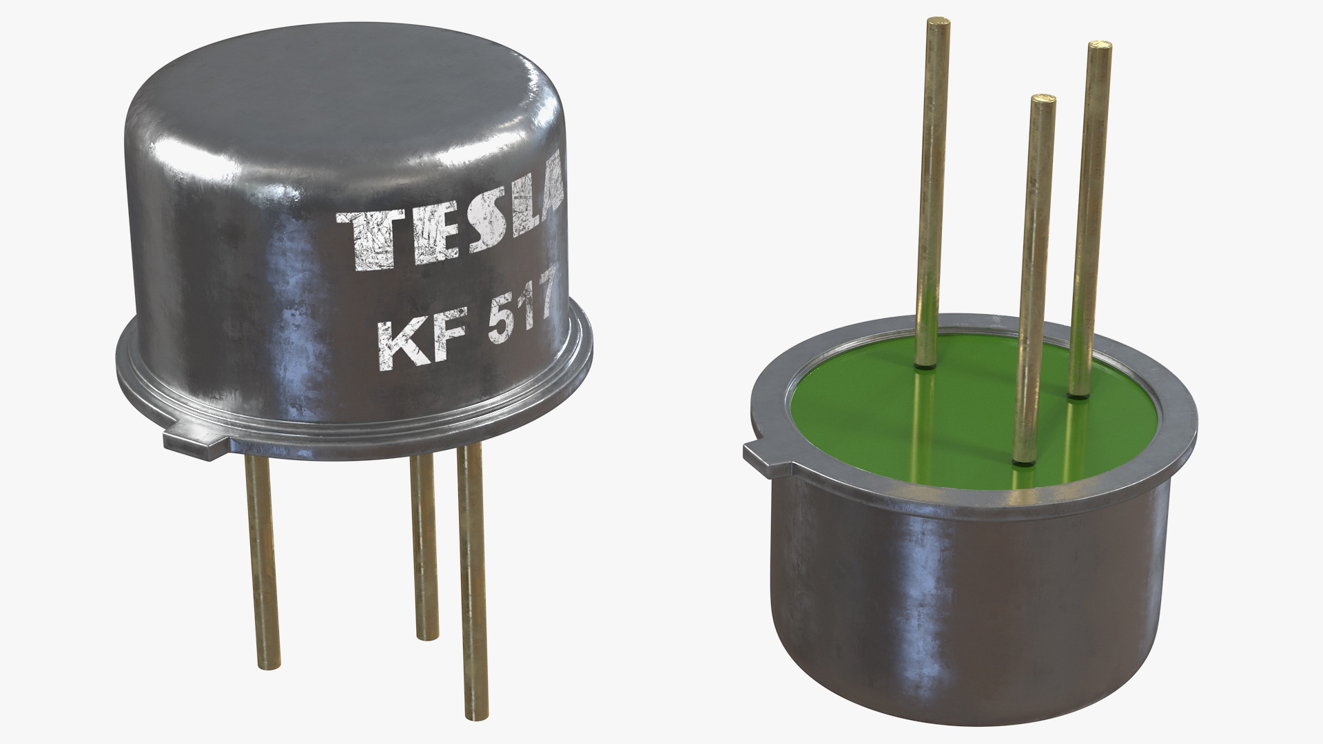 3D Tesla KF517 PNP Silicon Planar Transistor