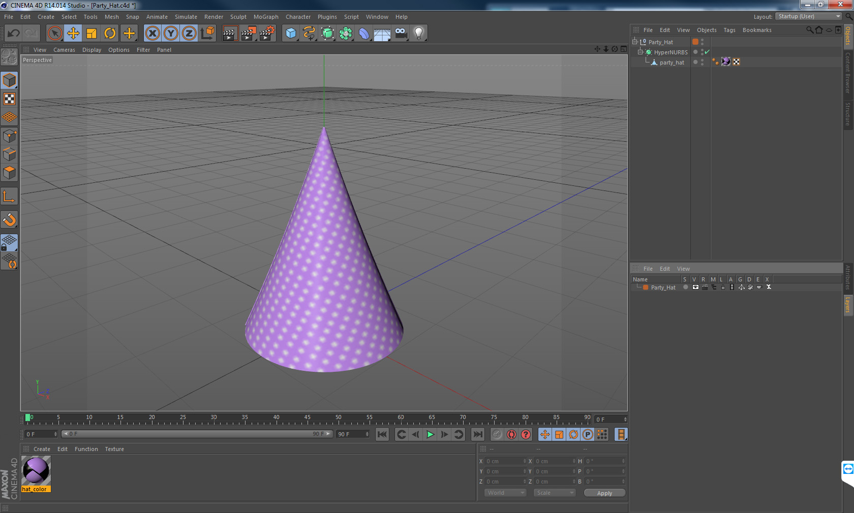 Party Hat 3D model