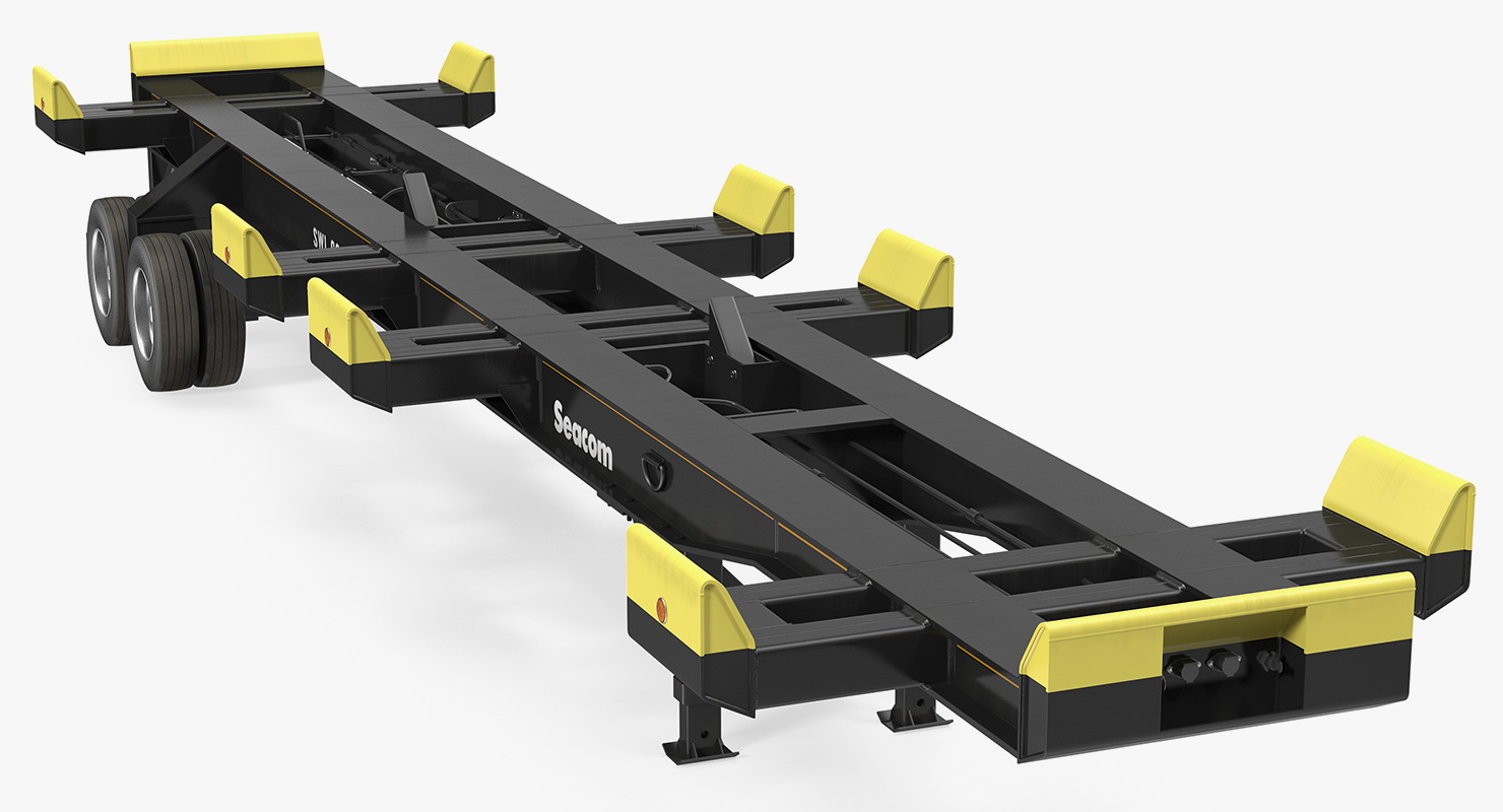 3D Seacom Terminal Chassis for ISO Container