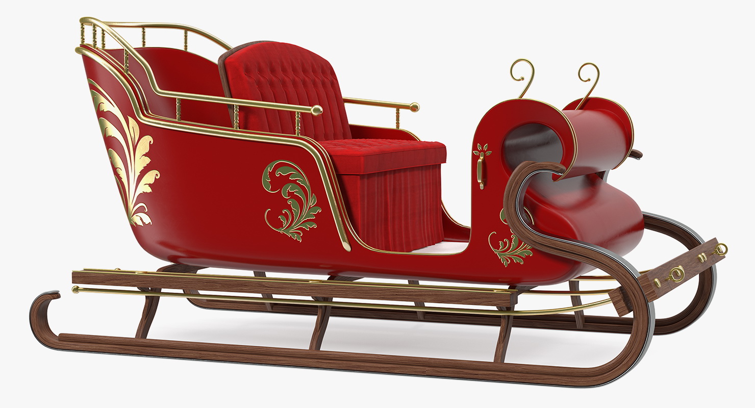 Santa Sleigh 3D