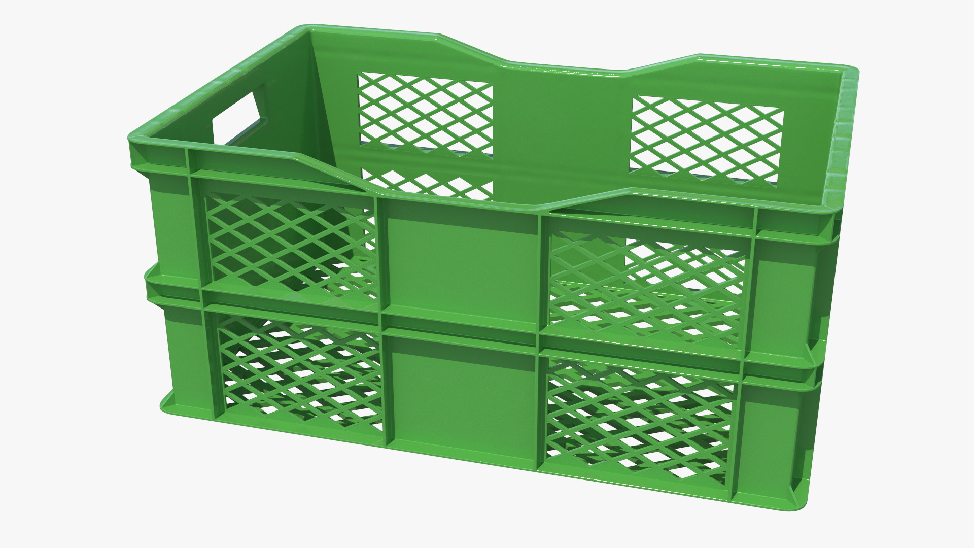 3D Cross Belt Sorter with Boxes model