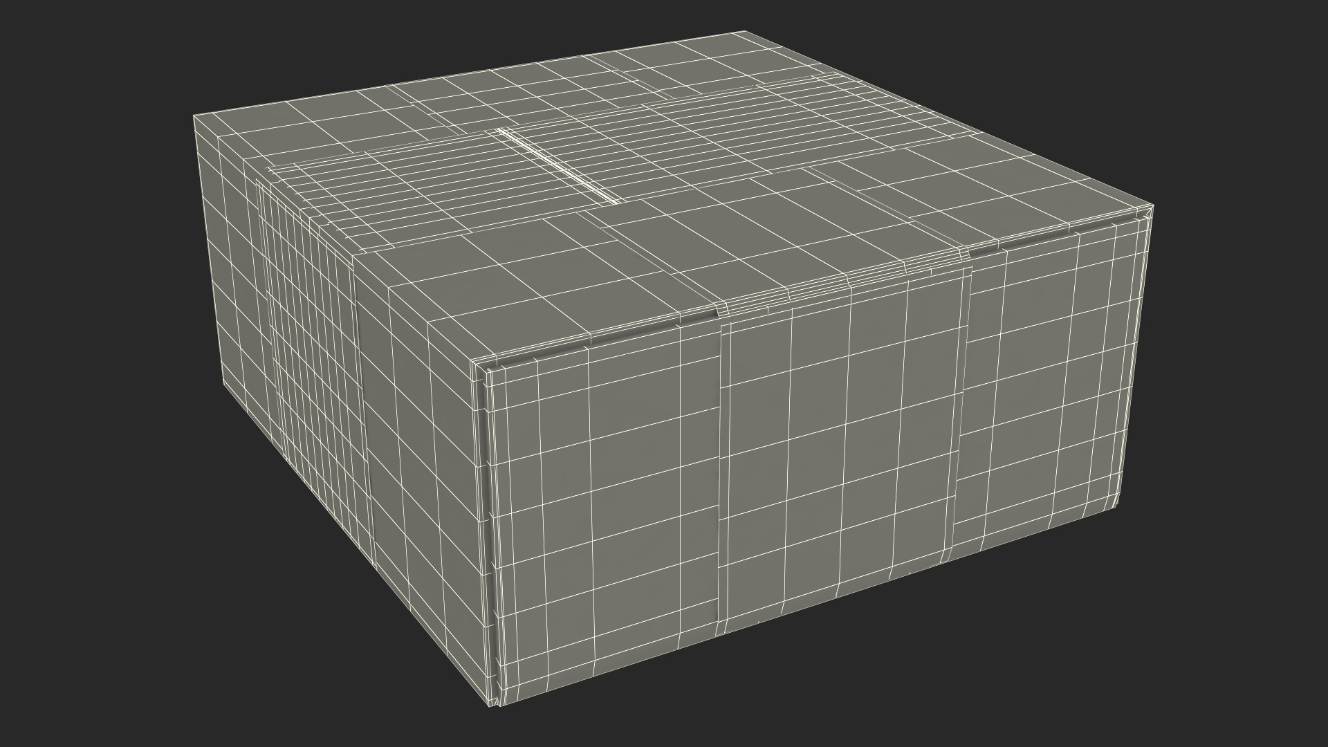 3D Cross Belt Sorter with Boxes model