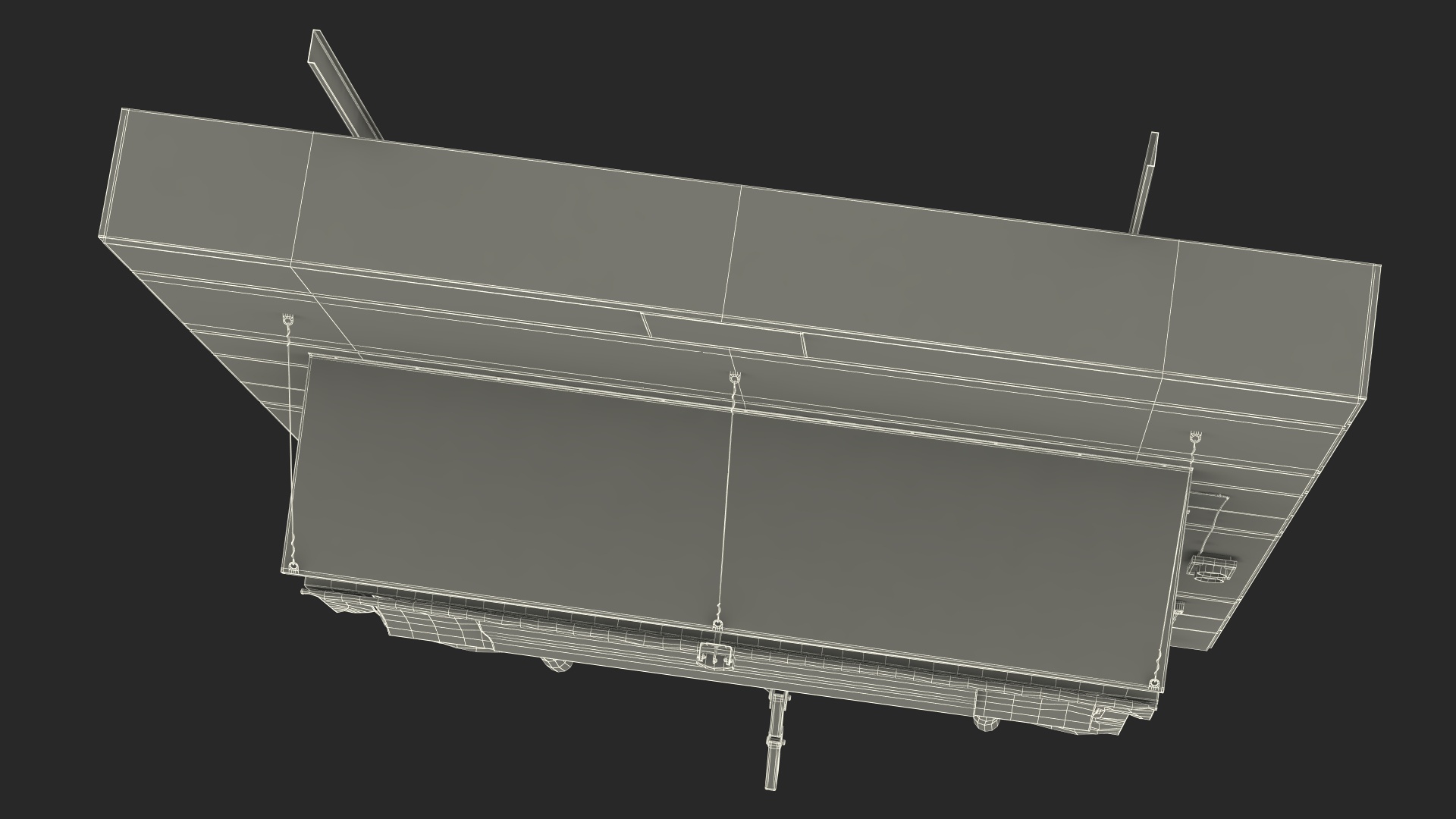 Loading Dock Bay with Roll-Up Door 3D model