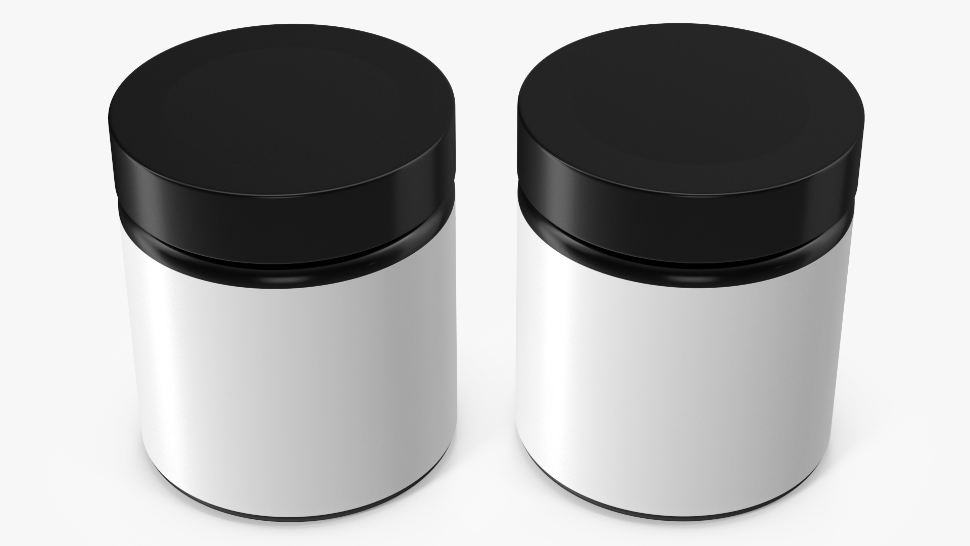 3D Sport Supplement Jar Blank