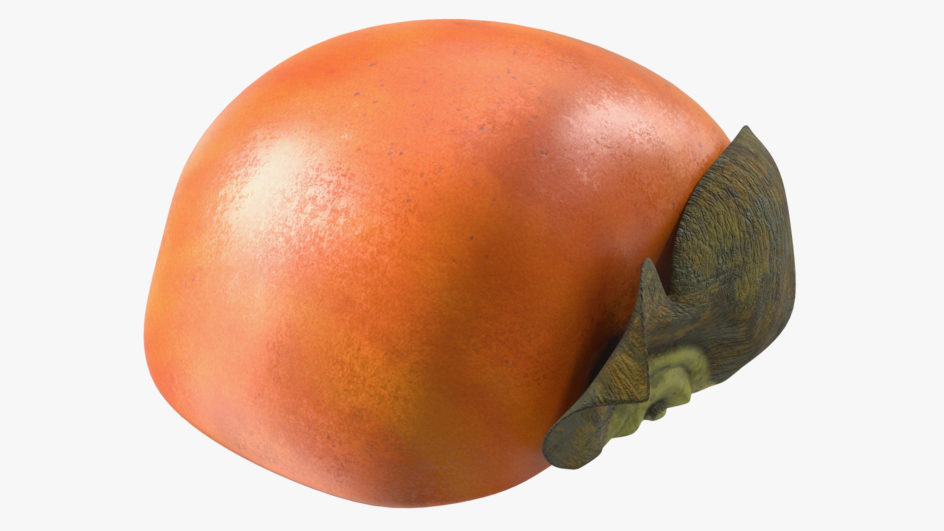 3D model Persimmon Fruit Half