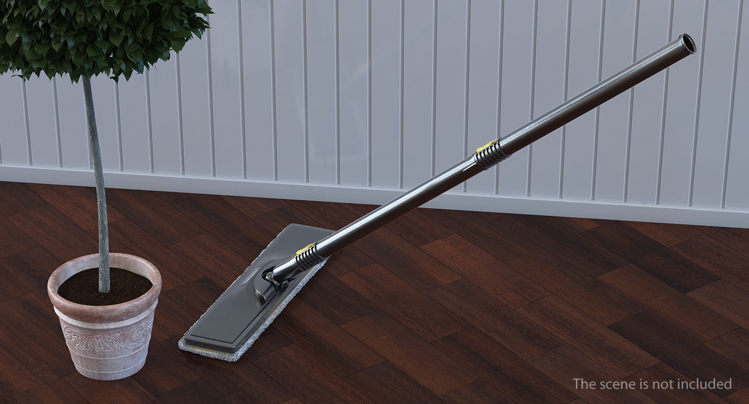 Scrubber Surface Cleaner Mop Fur 3D