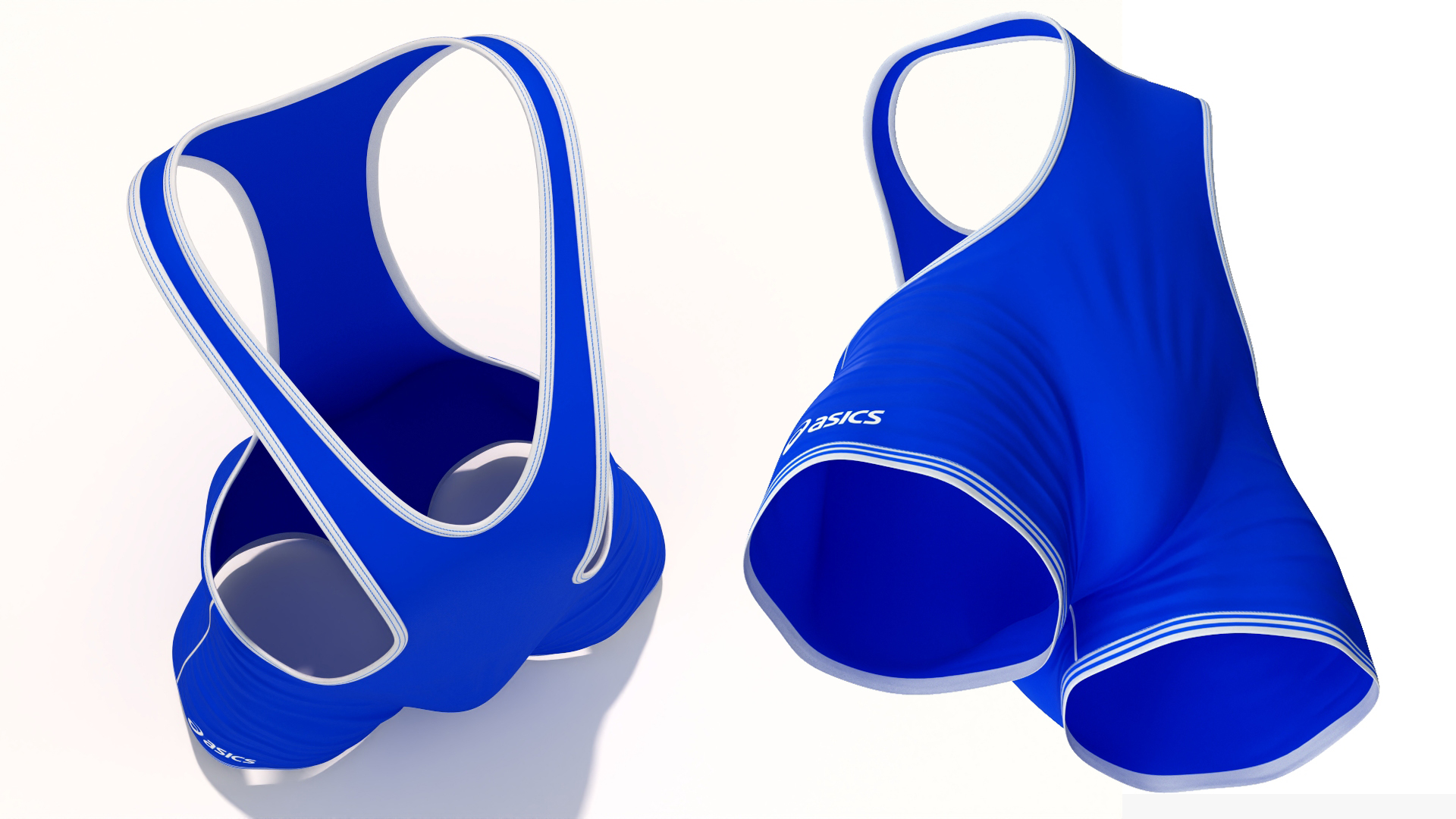 3D Wrestling Singlet Asics model