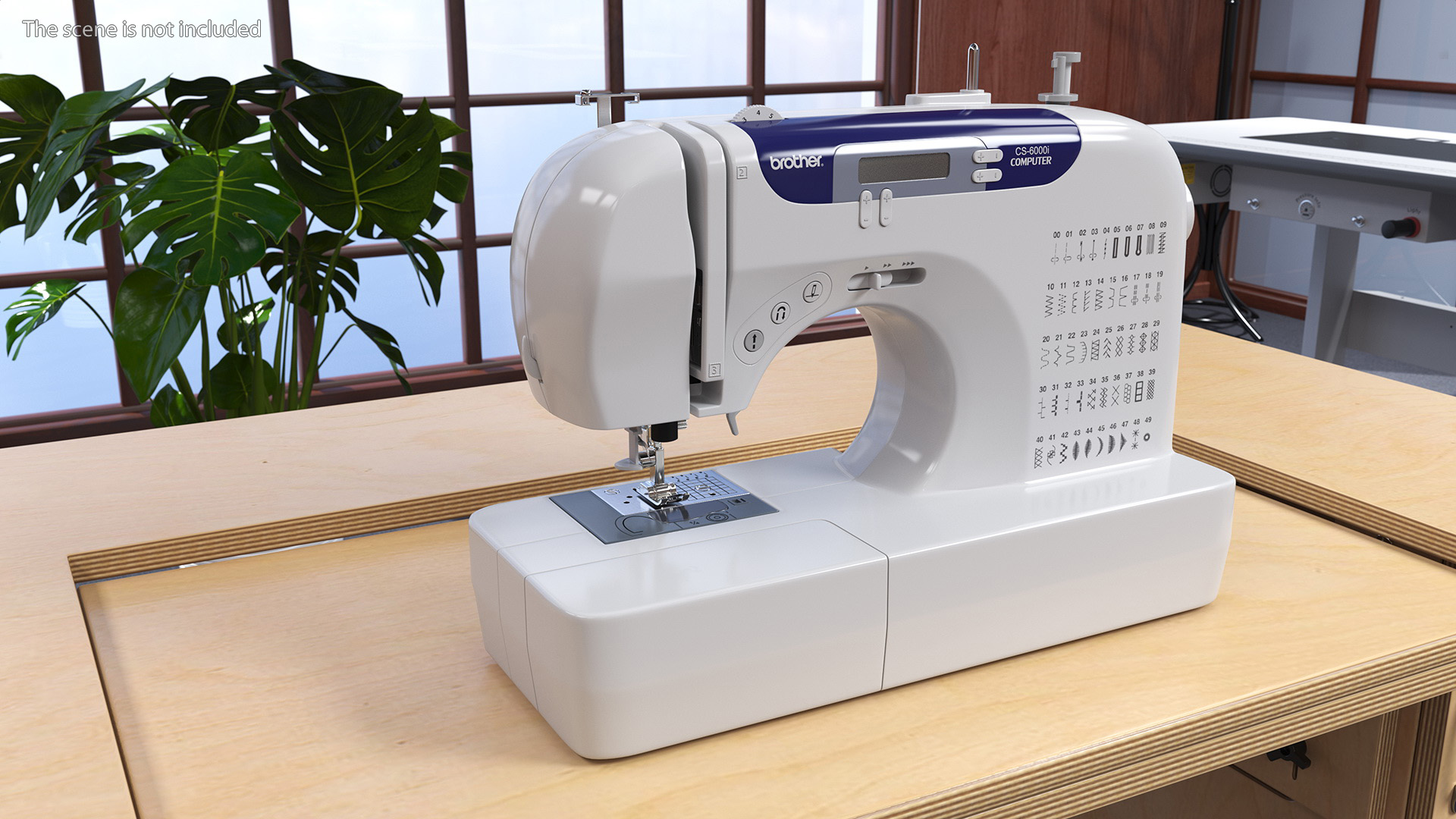 3D model Brother CS6000i Sewing Machine