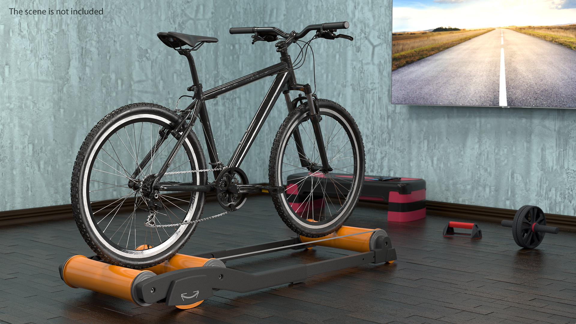 3D Mountain Bike Riding Roller Platform