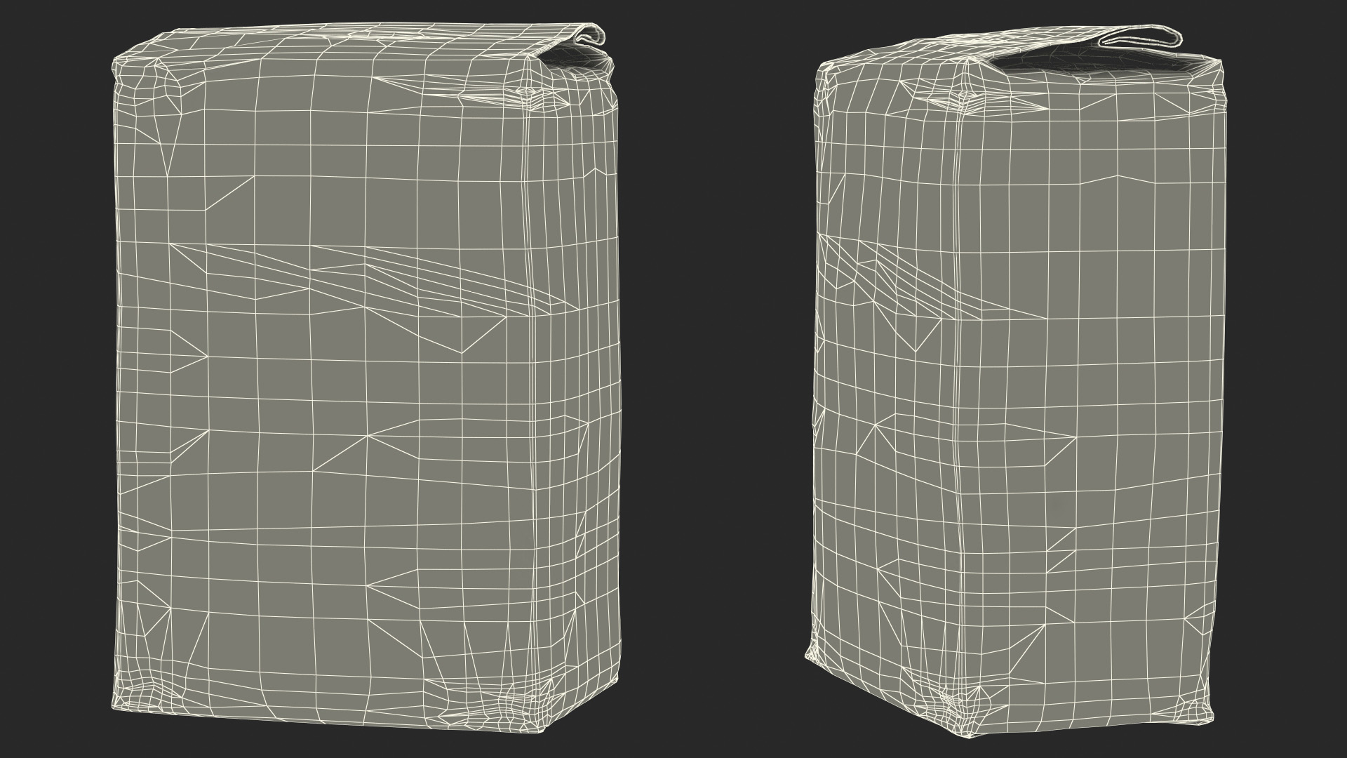 Wheat Flour Bag 5lb 3D model