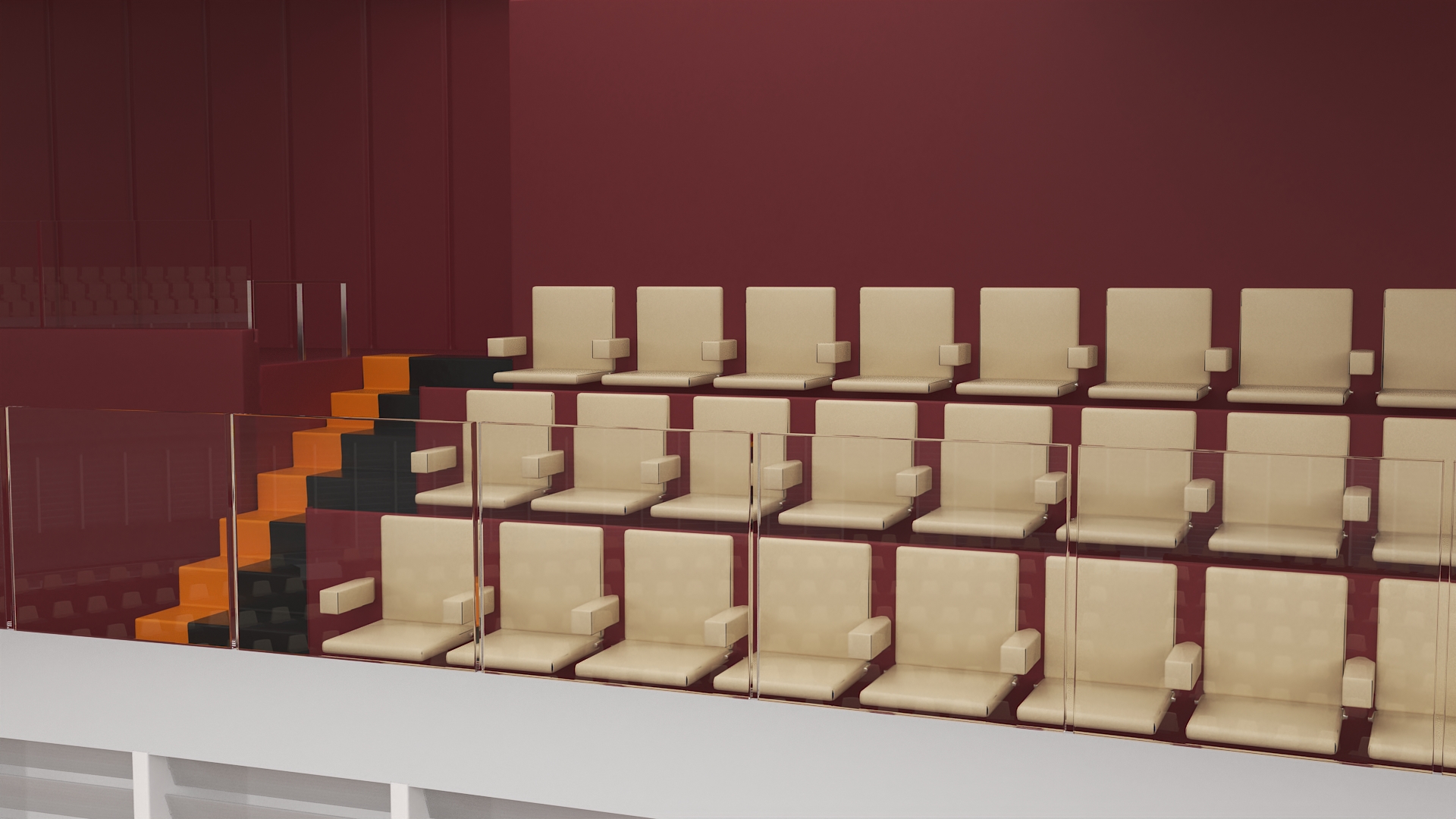 Parliament Chamber Interior 3D