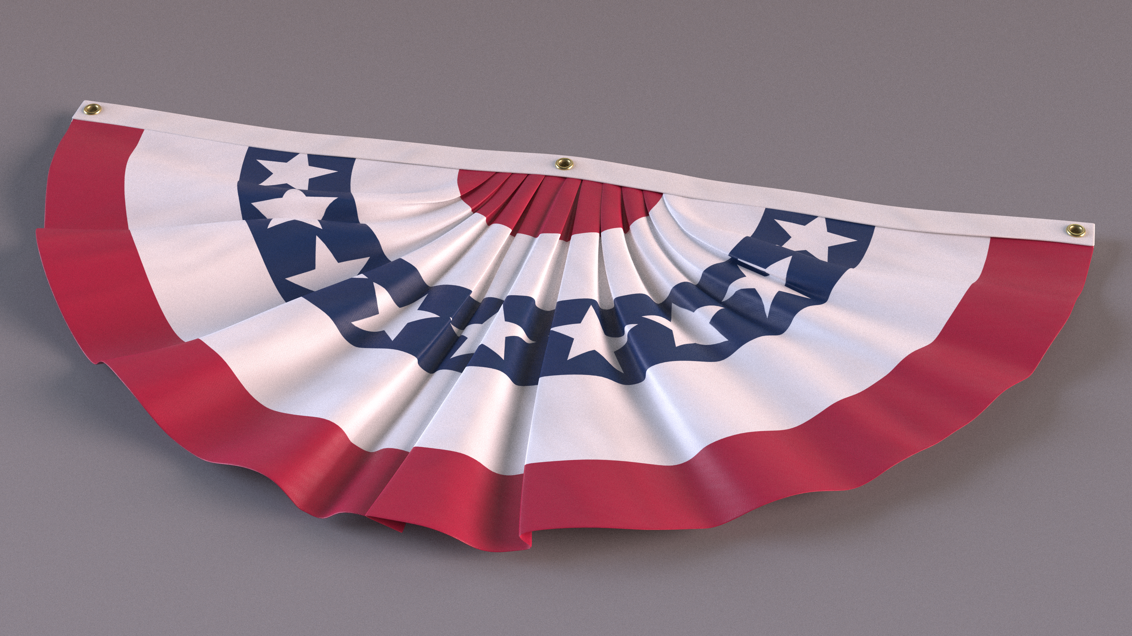 3D United States Flag Bunting