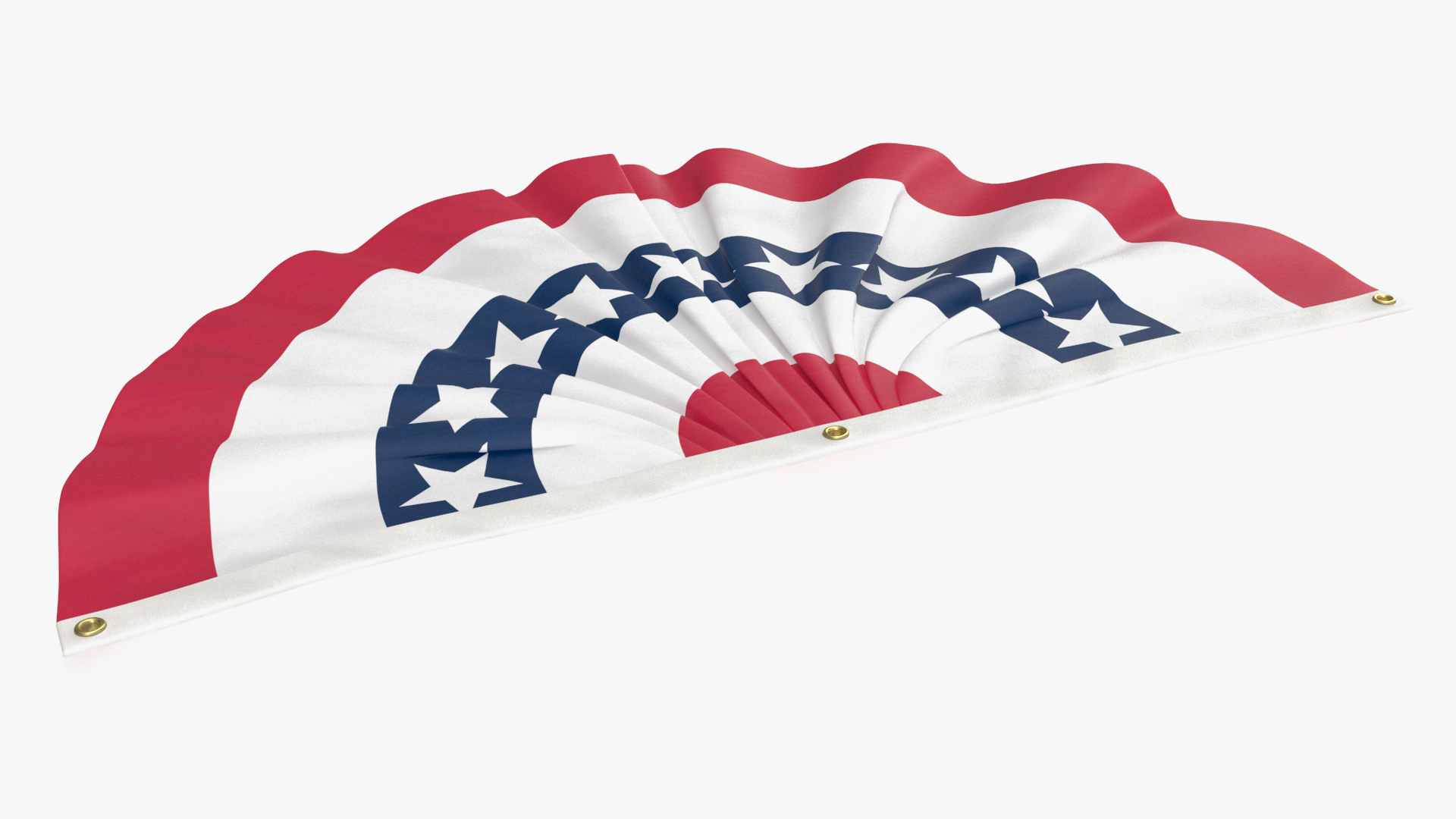 3D United States Flag Bunting