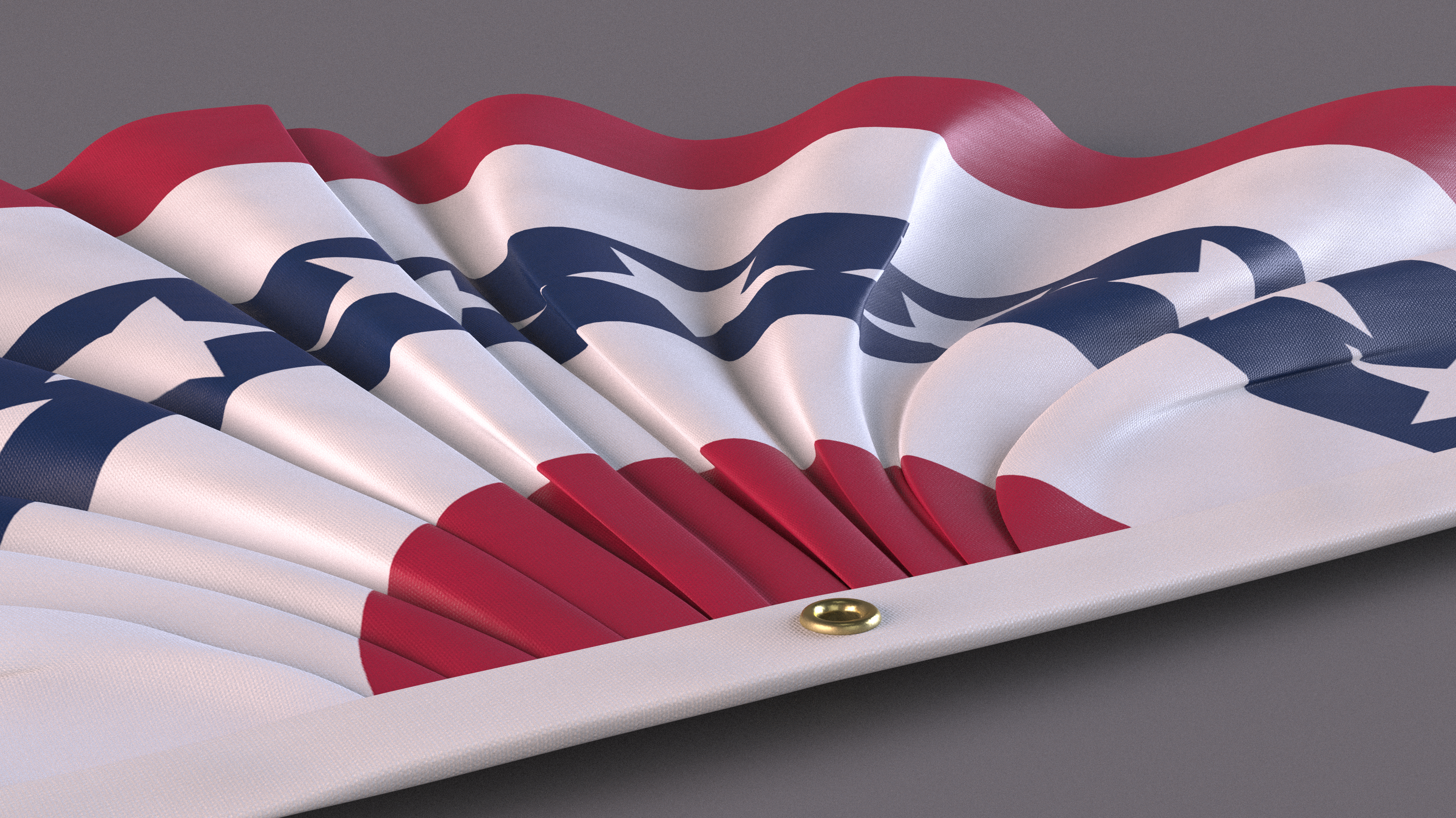 3D United States Flag Bunting