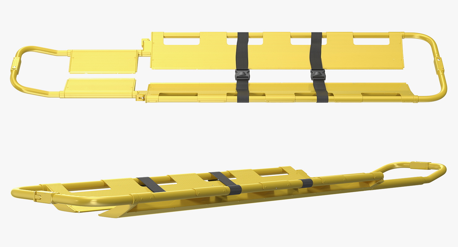 3D Lifting Scoop Stretcher model