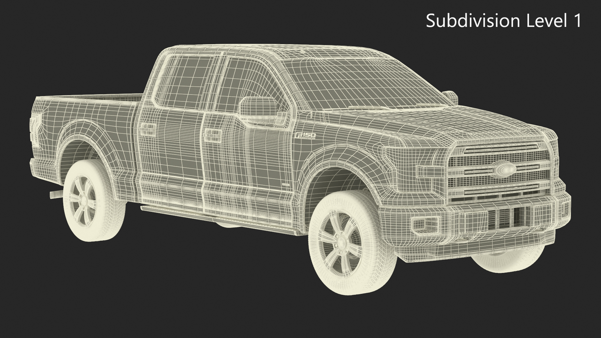 Ford F150 Pickup Truck 3D