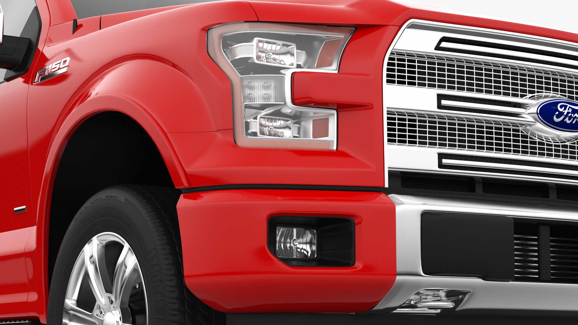 Ford F150 Pickup Truck 3D