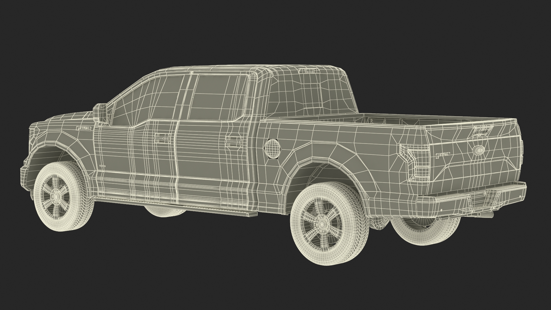 Ford F150 Pickup Truck 3D