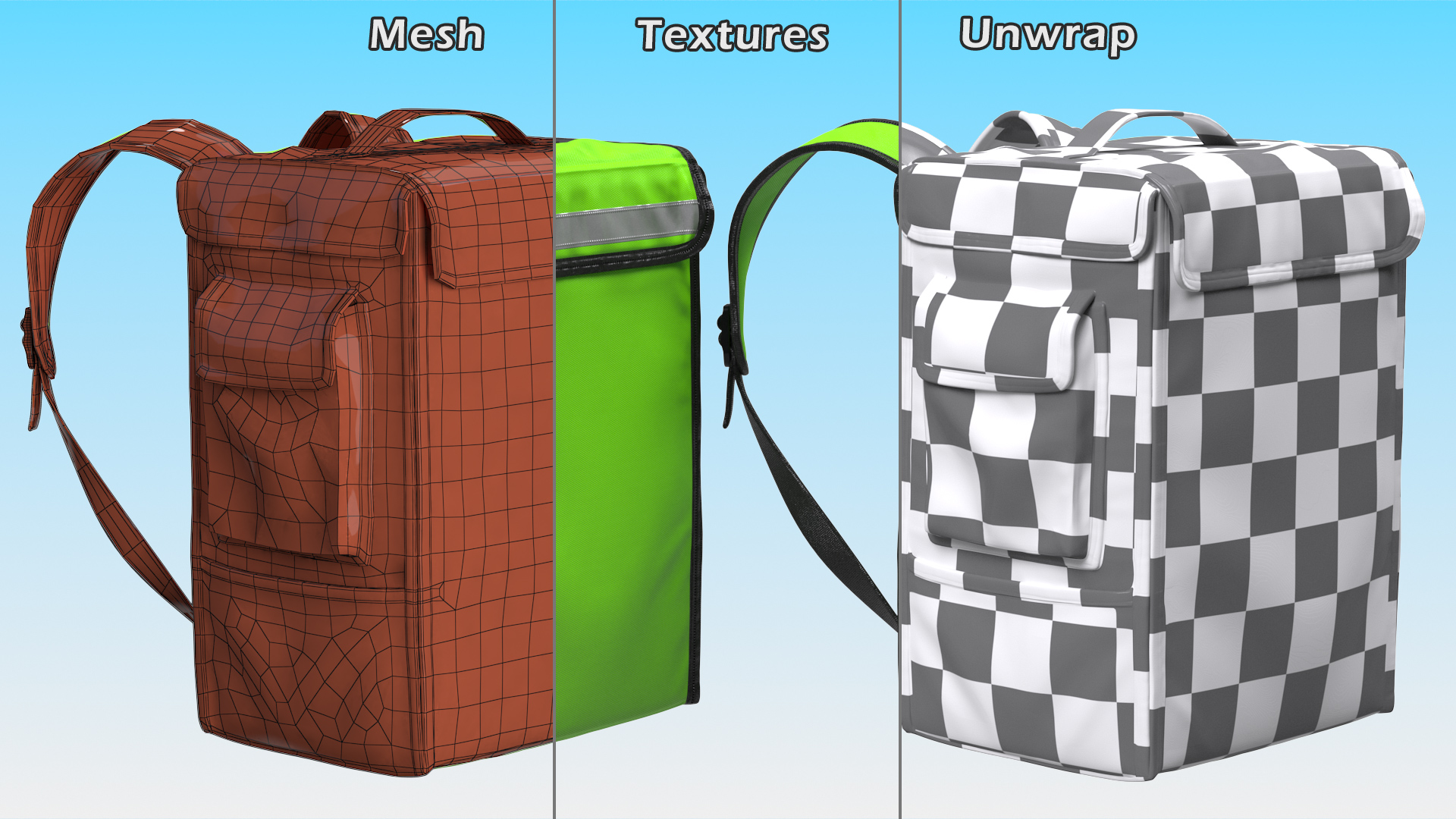 Food Delivery Bag 3D