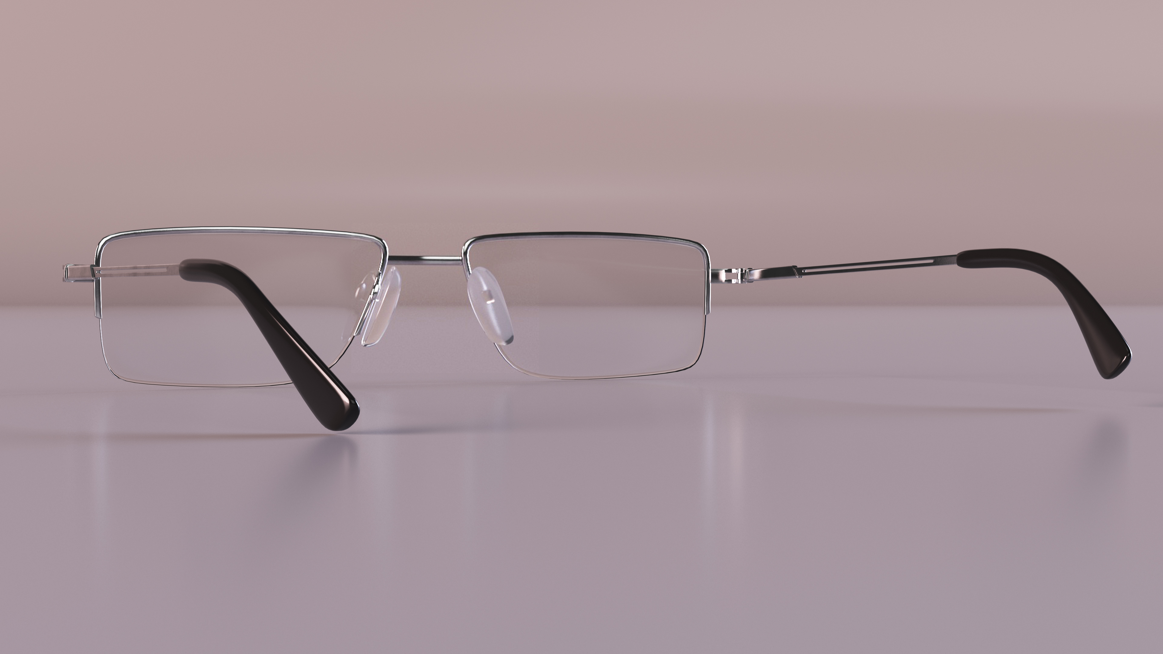 Rectangular Reading Glasses 3D