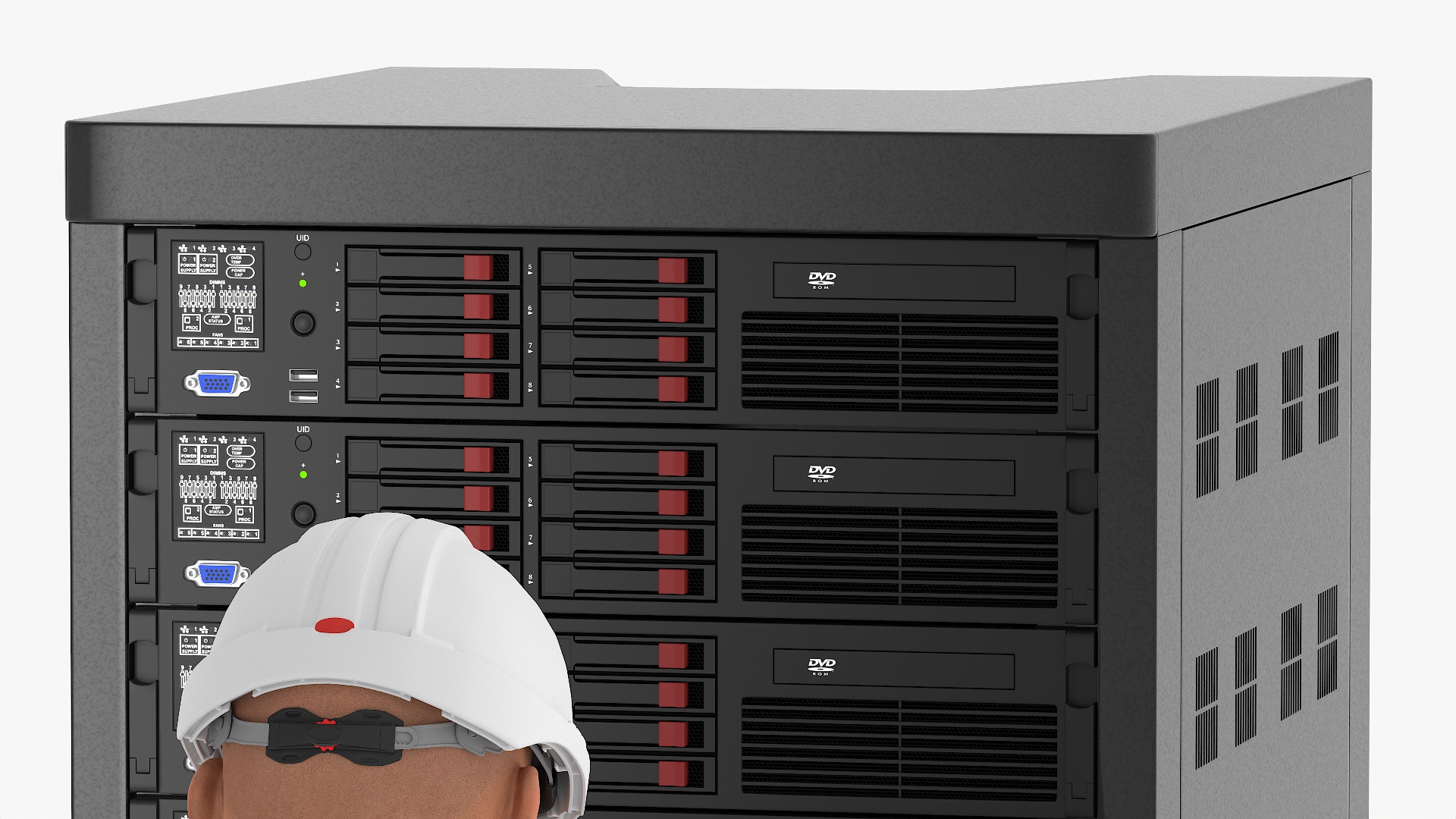 System Administrator by Server Rack Rigged 3D