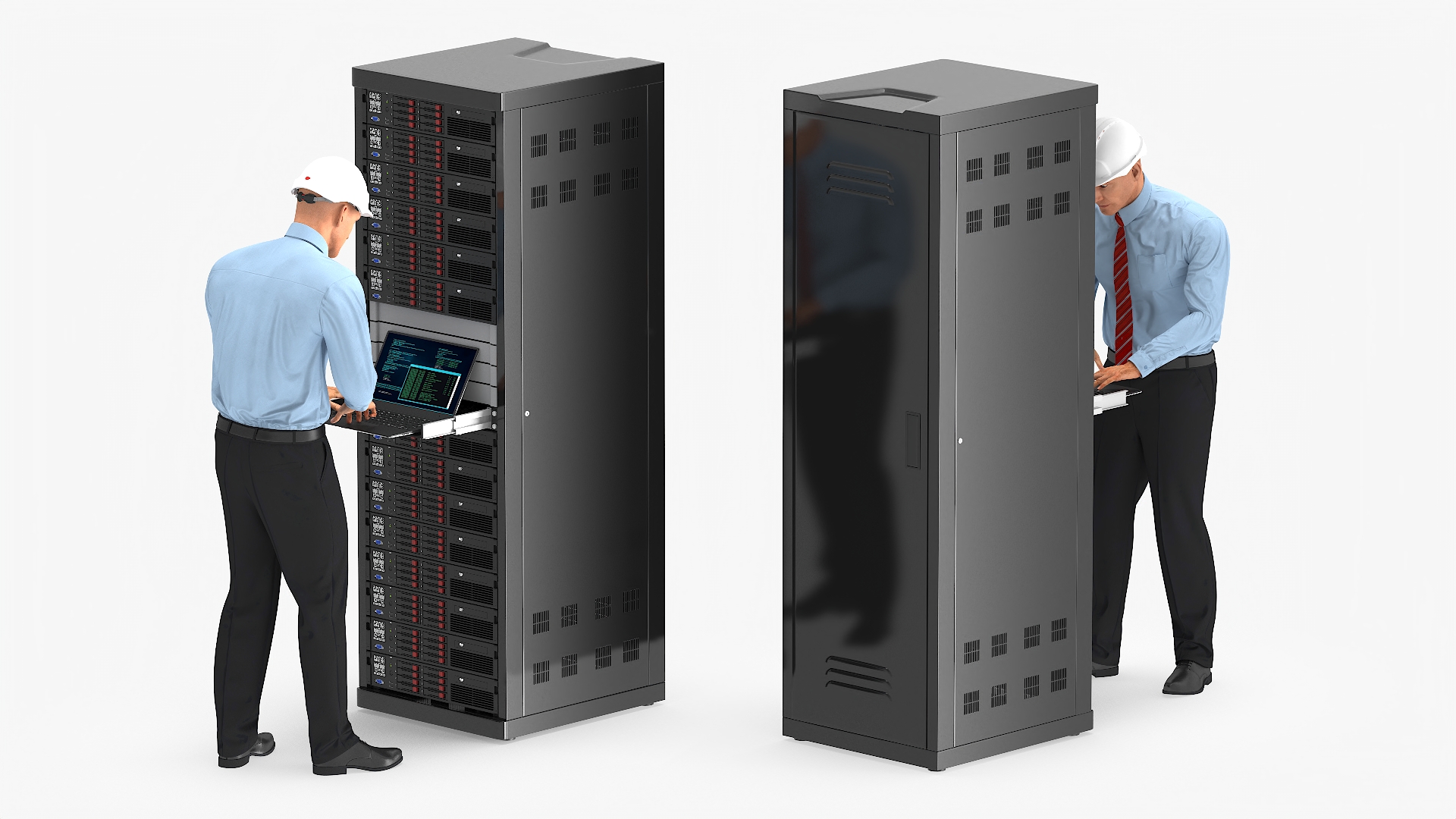 System Administrator by Server Rack Rigged 3D