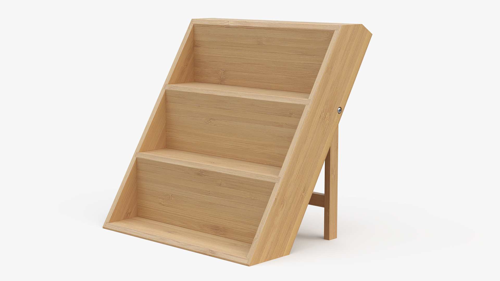 3D Tabletop Wooden Shelf