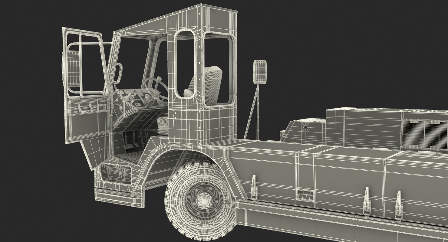 Container Pallet Transporter Pulsar 7 Rigged 3D model