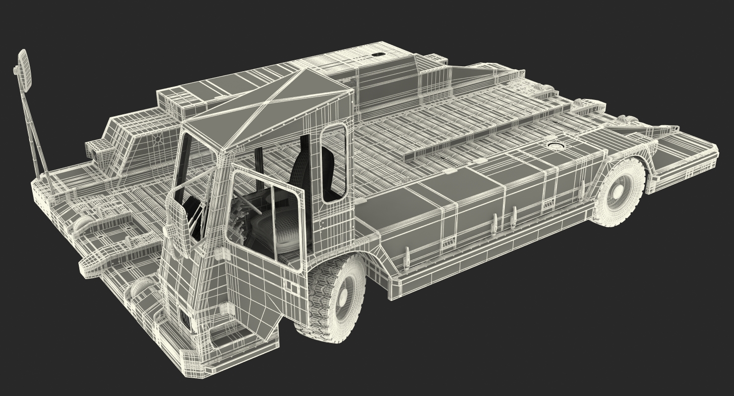 Container Pallet Transporter Pulsar 7 Rigged 3D model