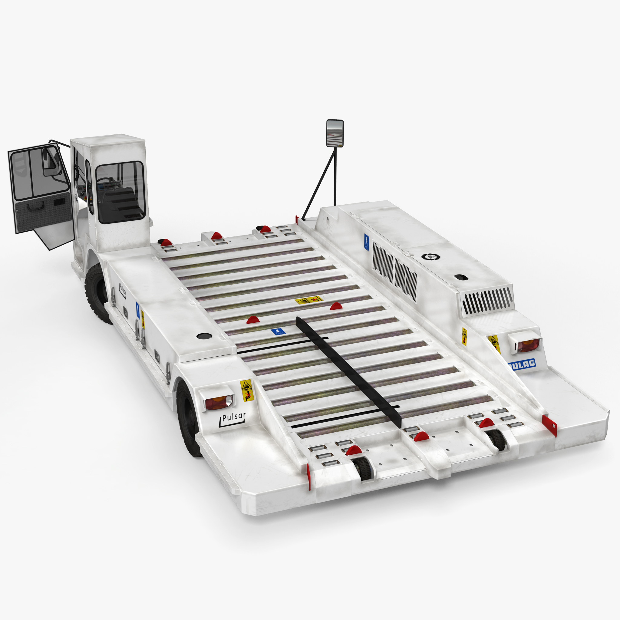 Container Pallet Transporter Pulsar 7 Rigged 3D model