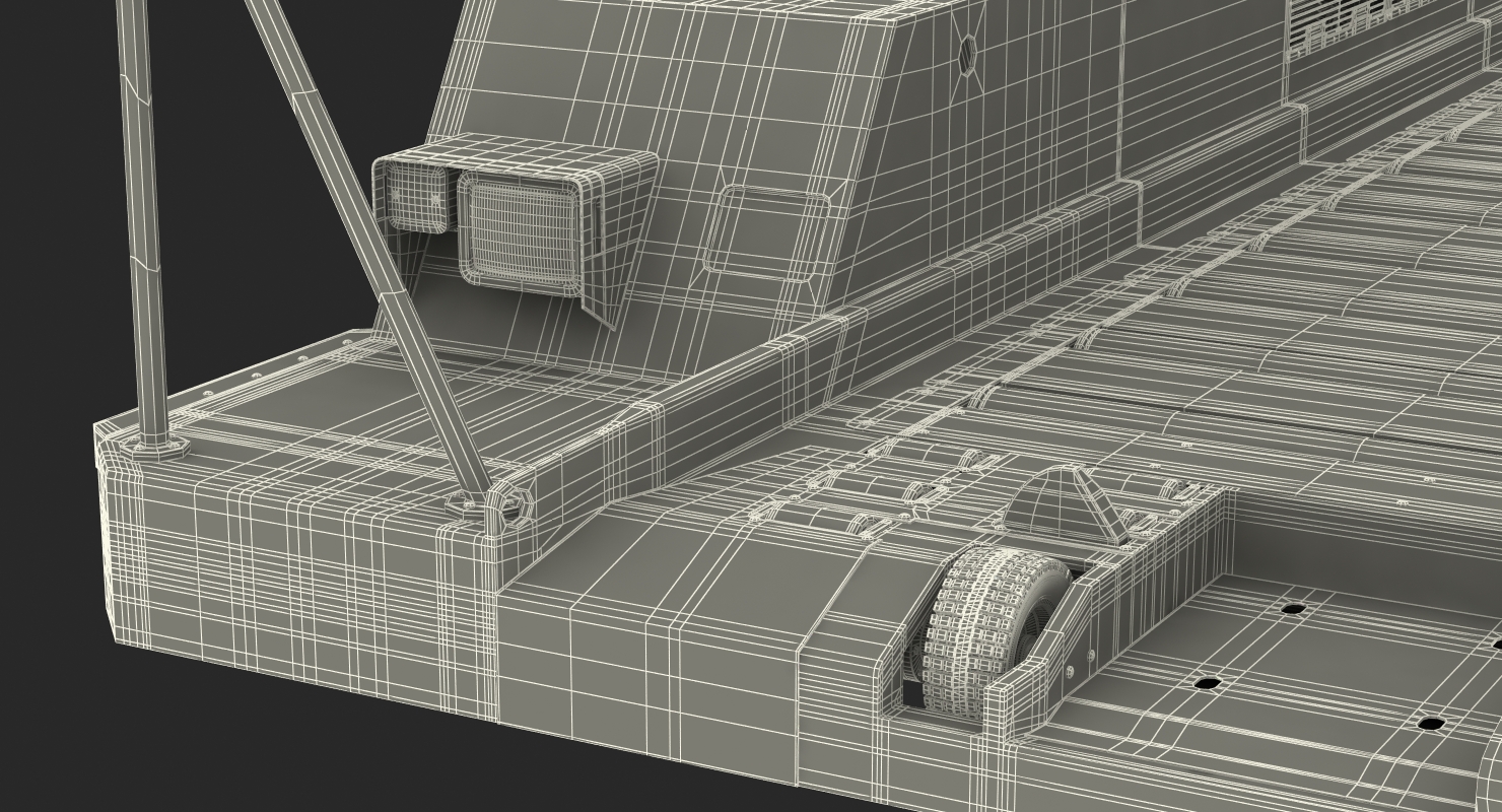 Container Pallet Transporter Pulsar 7 Rigged 3D model