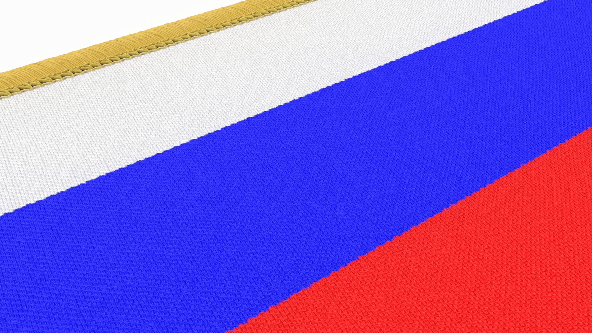 Russia Flag Patch 3D