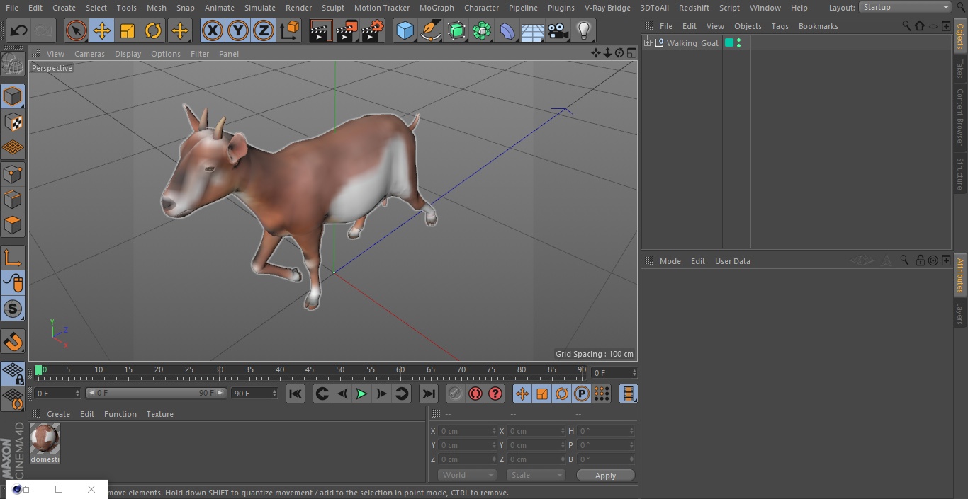 Walking Goat 3D