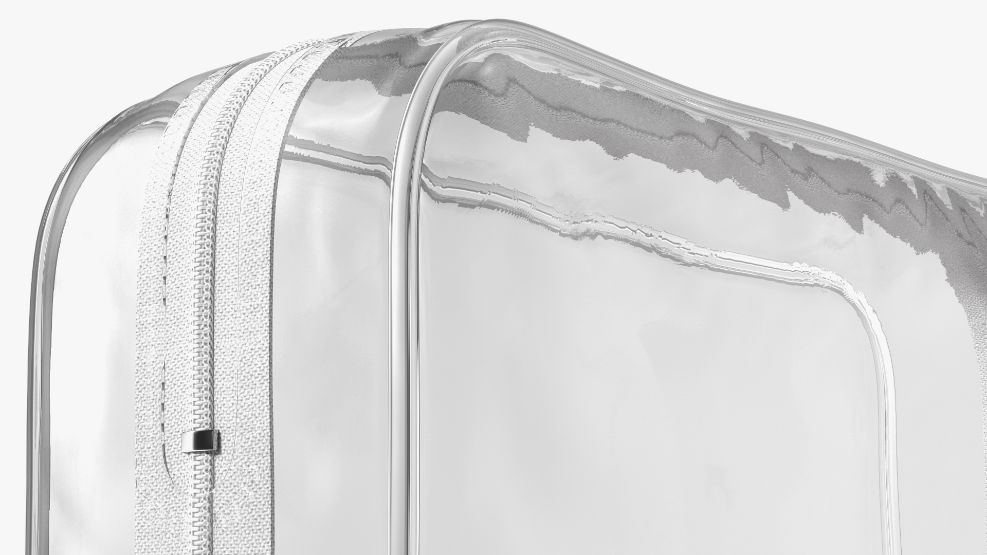 3D TSA Approved Clear Travel Cosmetic Bag model