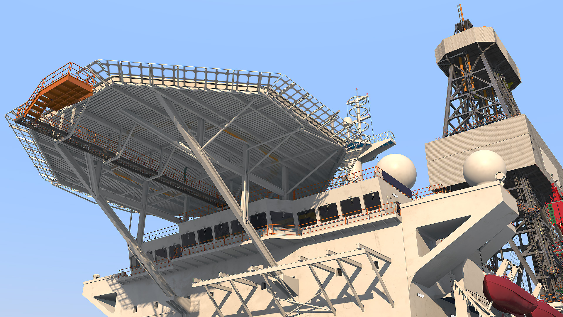 Drillship 3D model