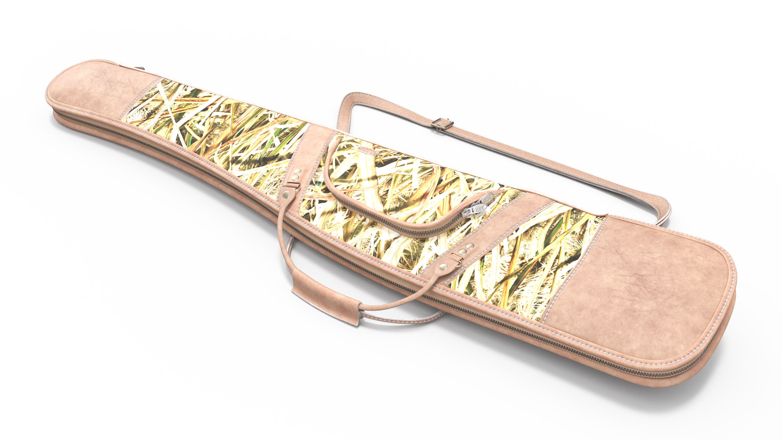 3D model Hunter Gun Case Beige and Camo