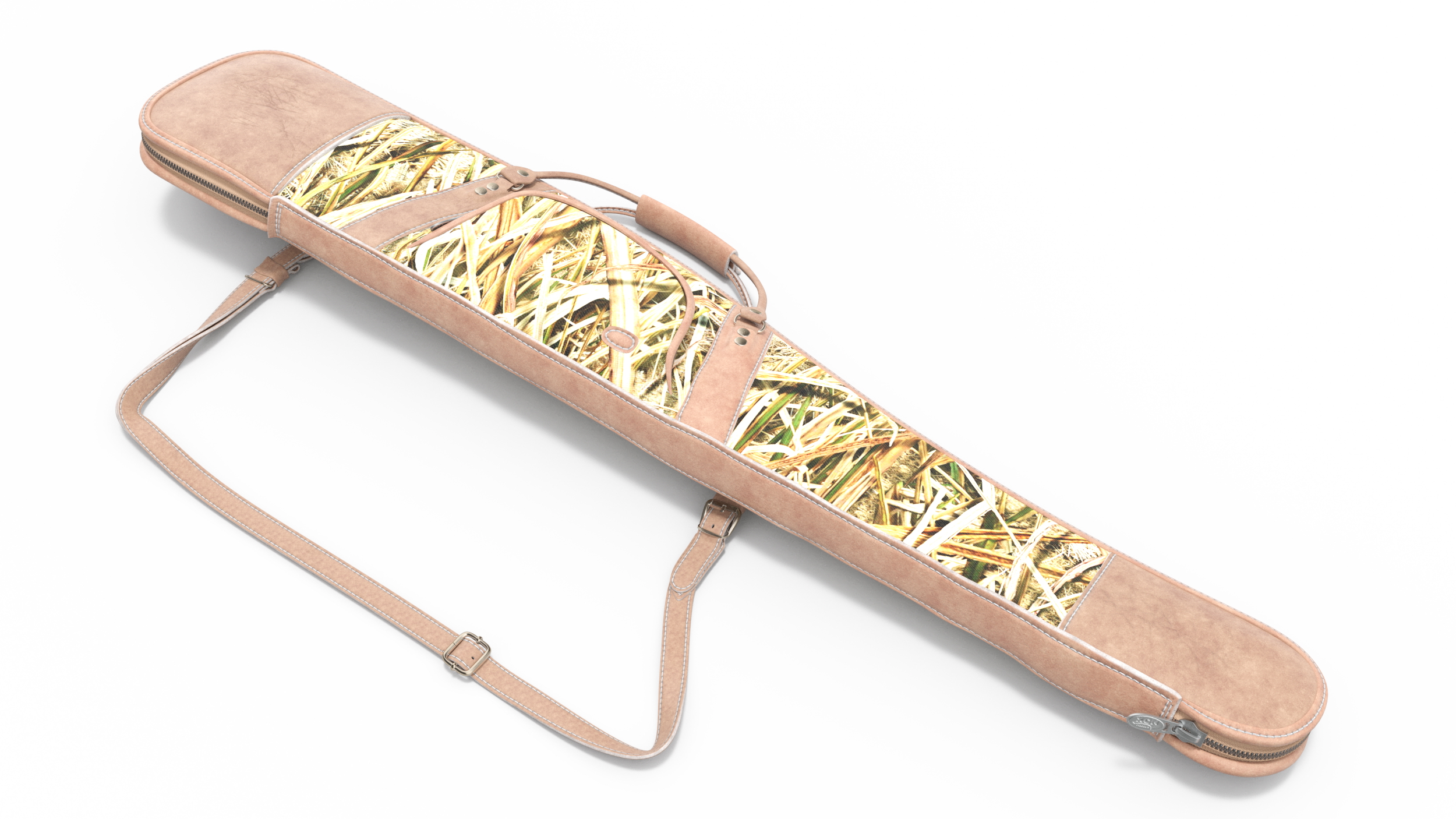 3D model Hunter Gun Case Beige and Camo