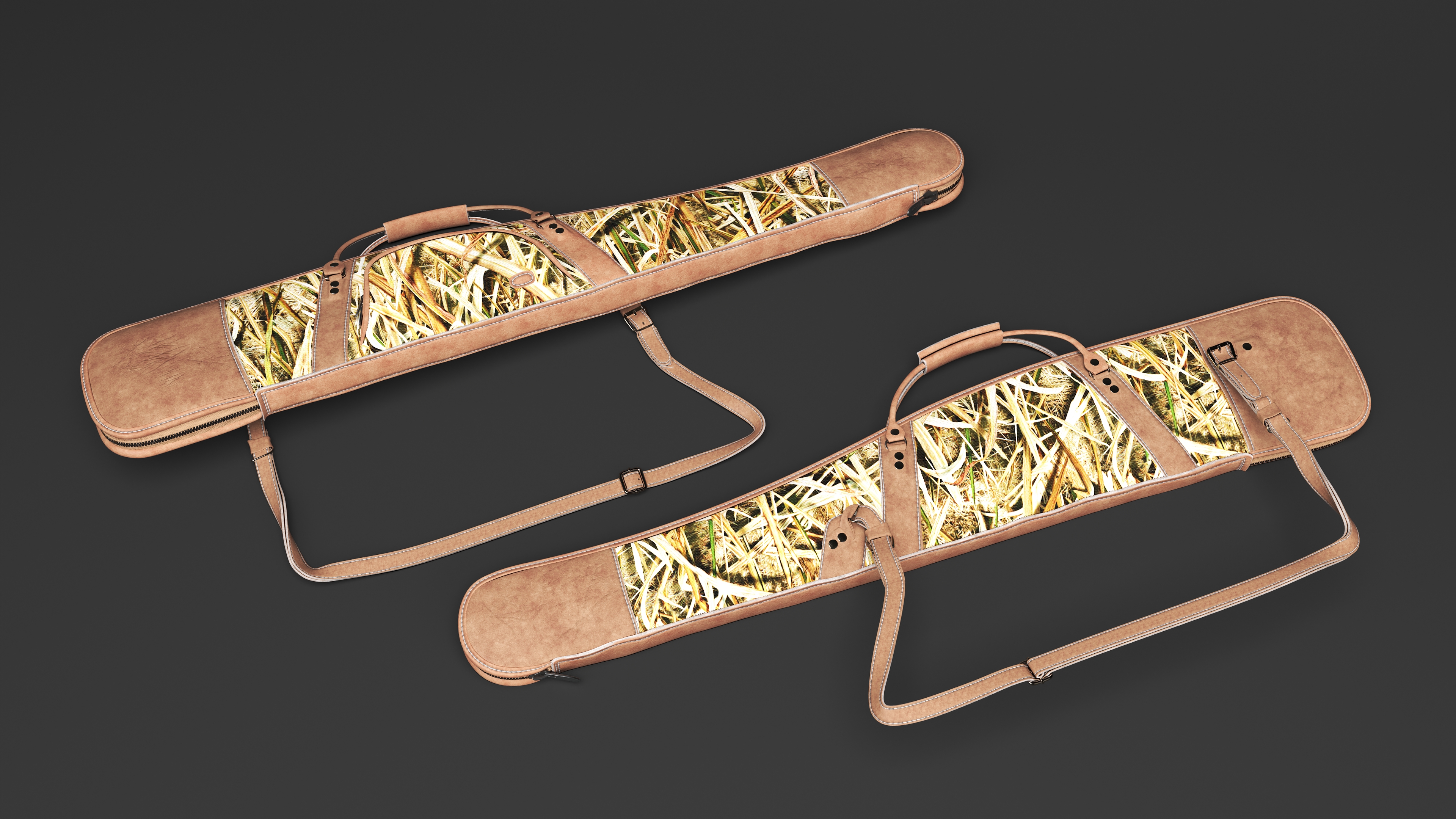 3D model Hunter Gun Case Beige and Camo