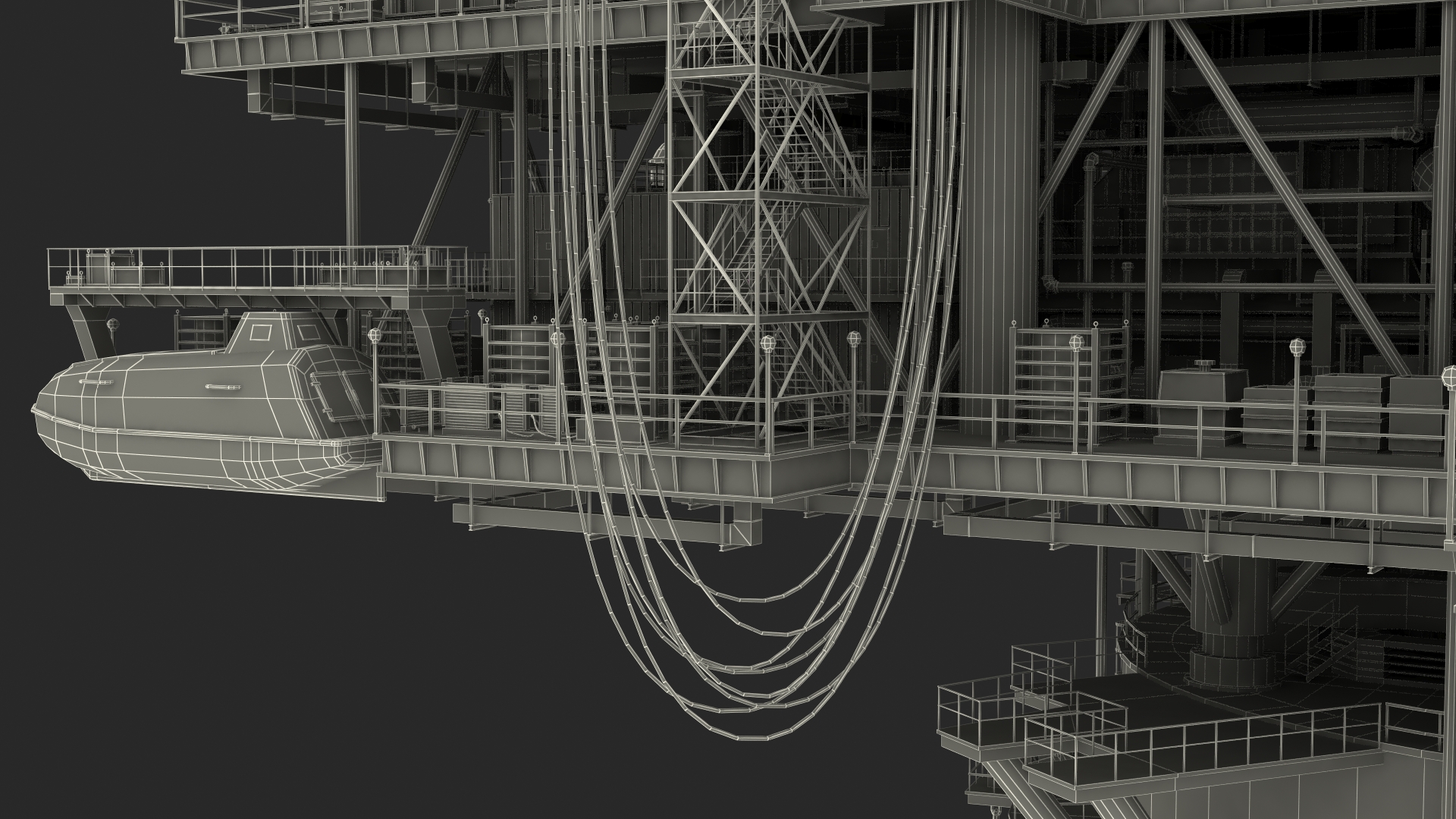 3D Shell Perdido Oil Platform