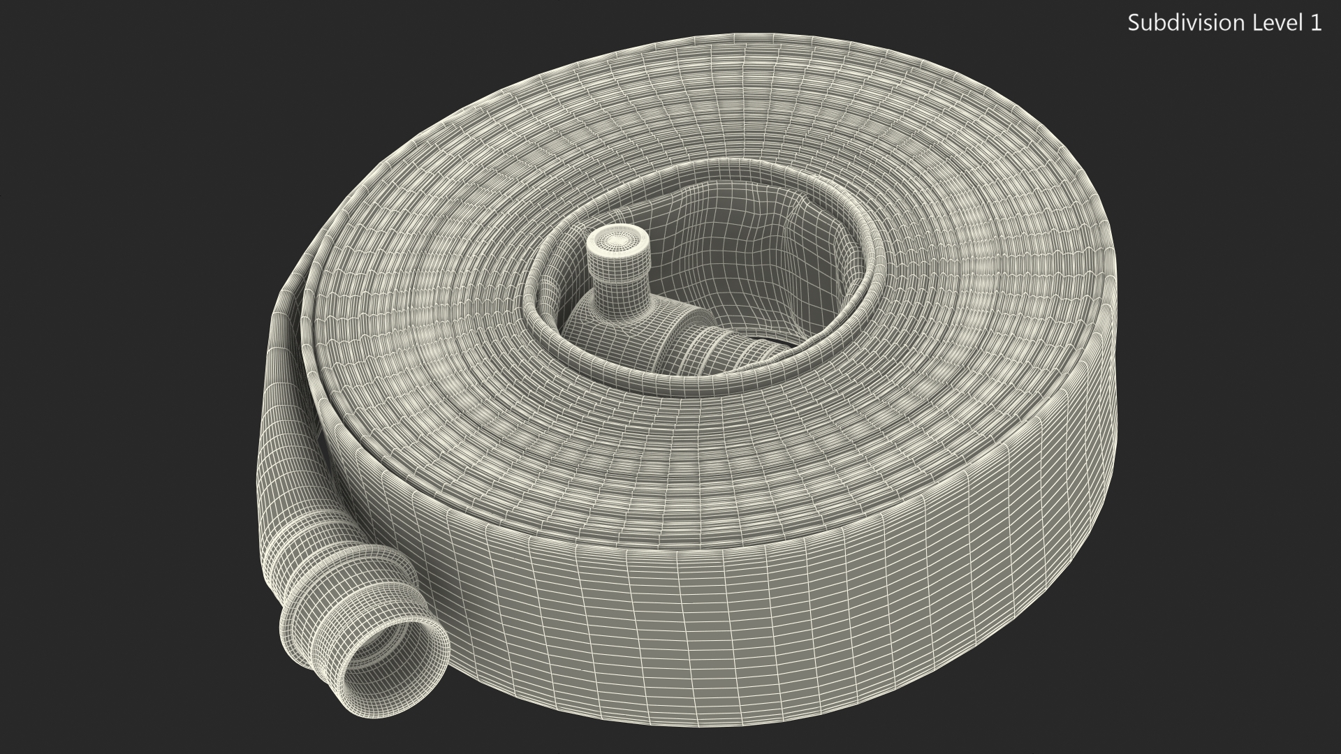 Fire Hose Used 3D model