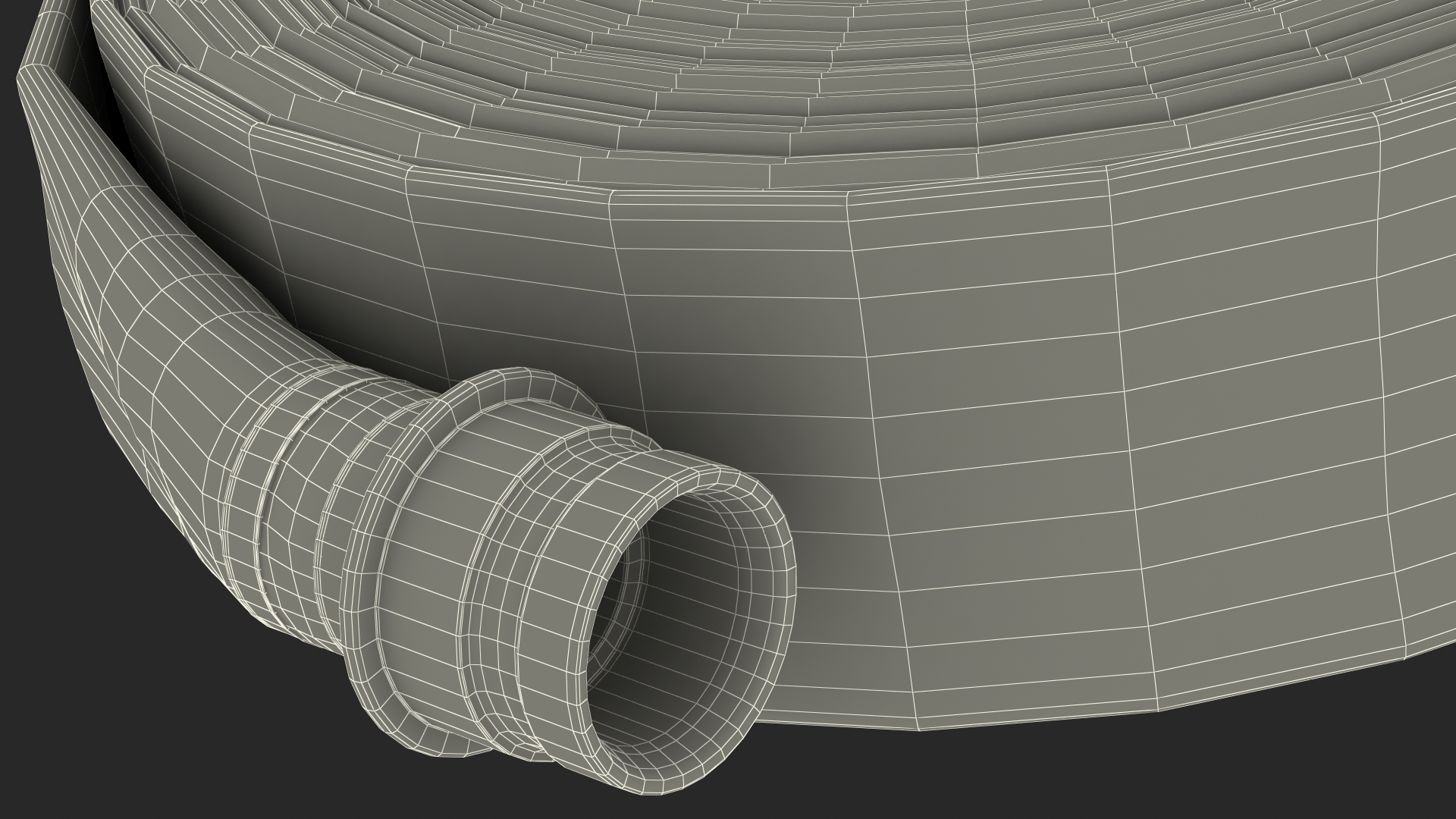 Fire Hose Used 3D model