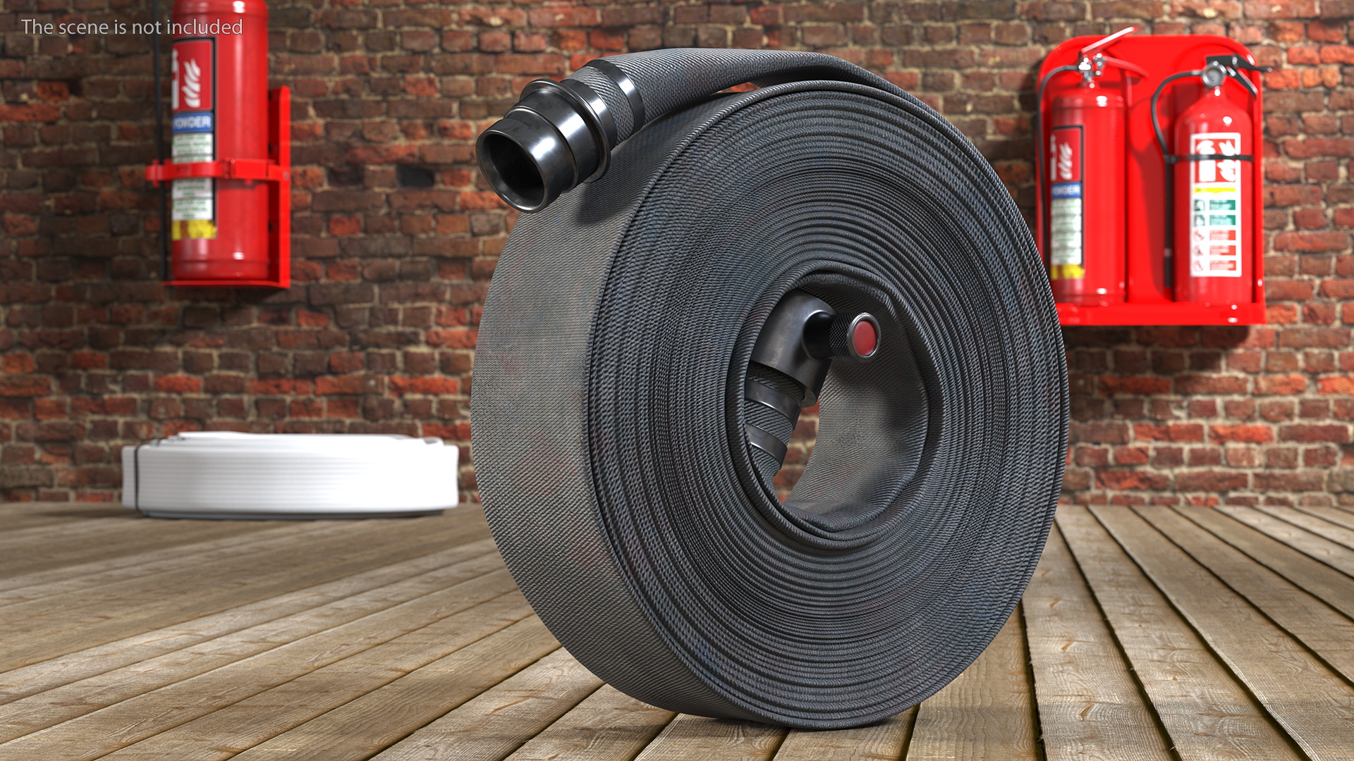 Fire Hose Used 3D model