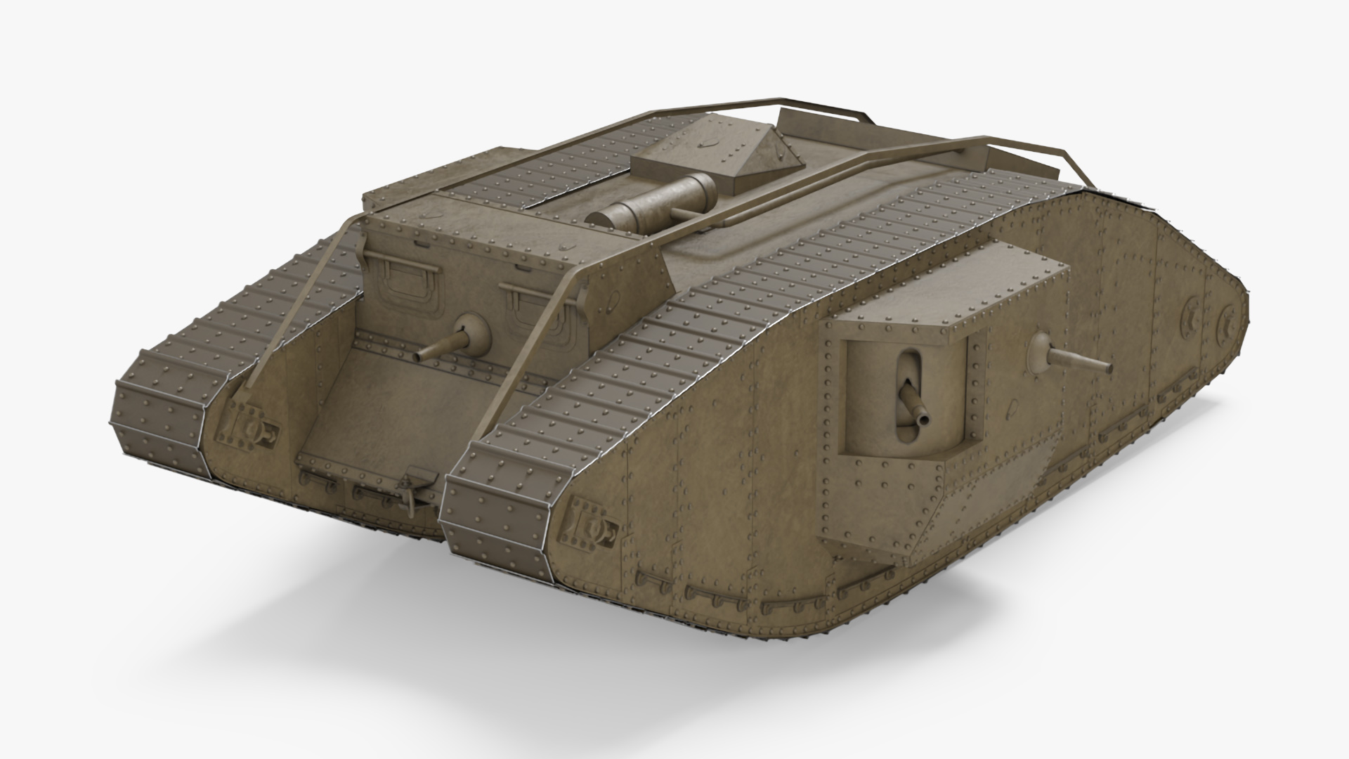 Tank Mk 4 Male 3D model