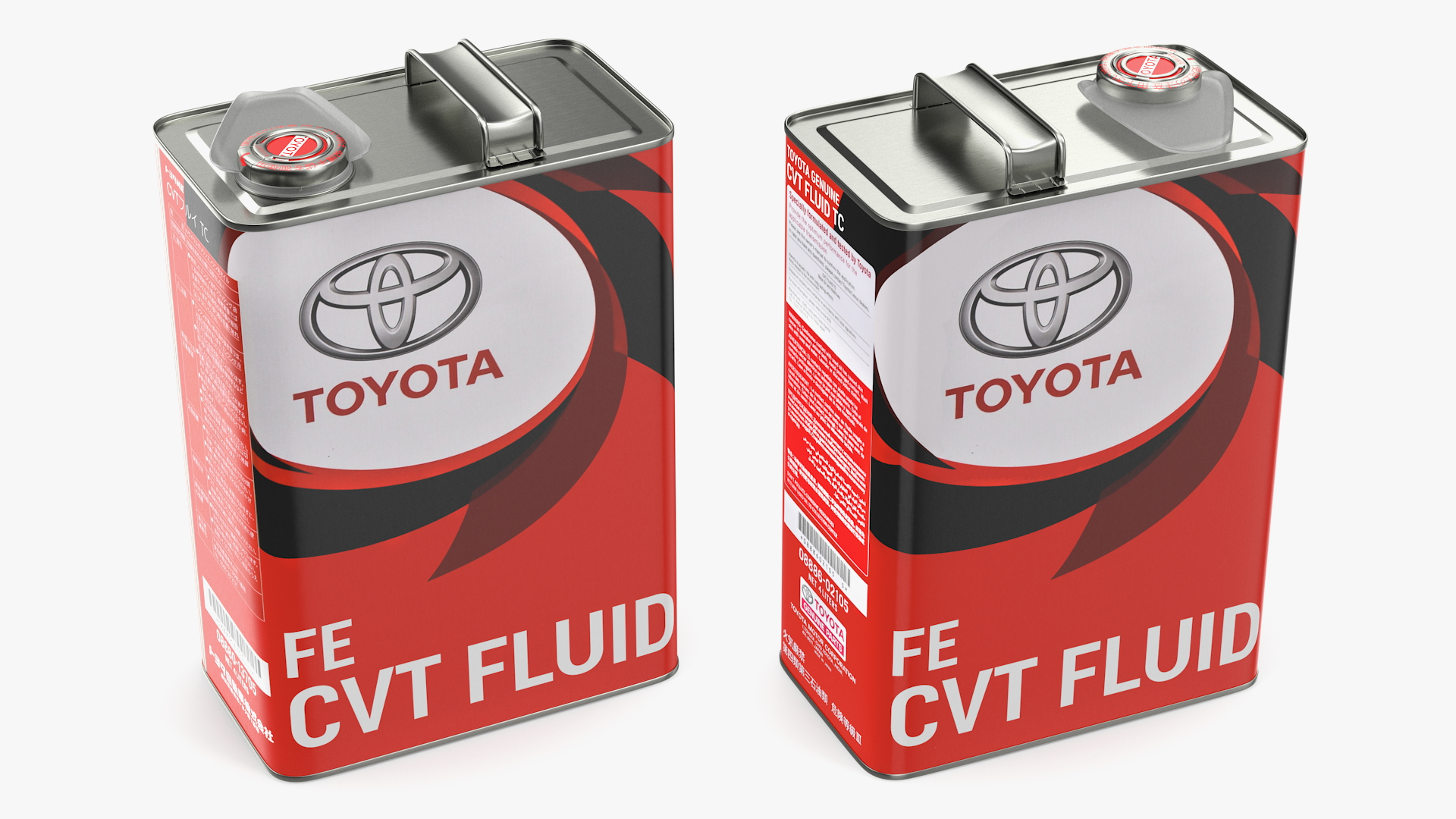 Toyota CVT FLUID 4L Metal Can 3D model