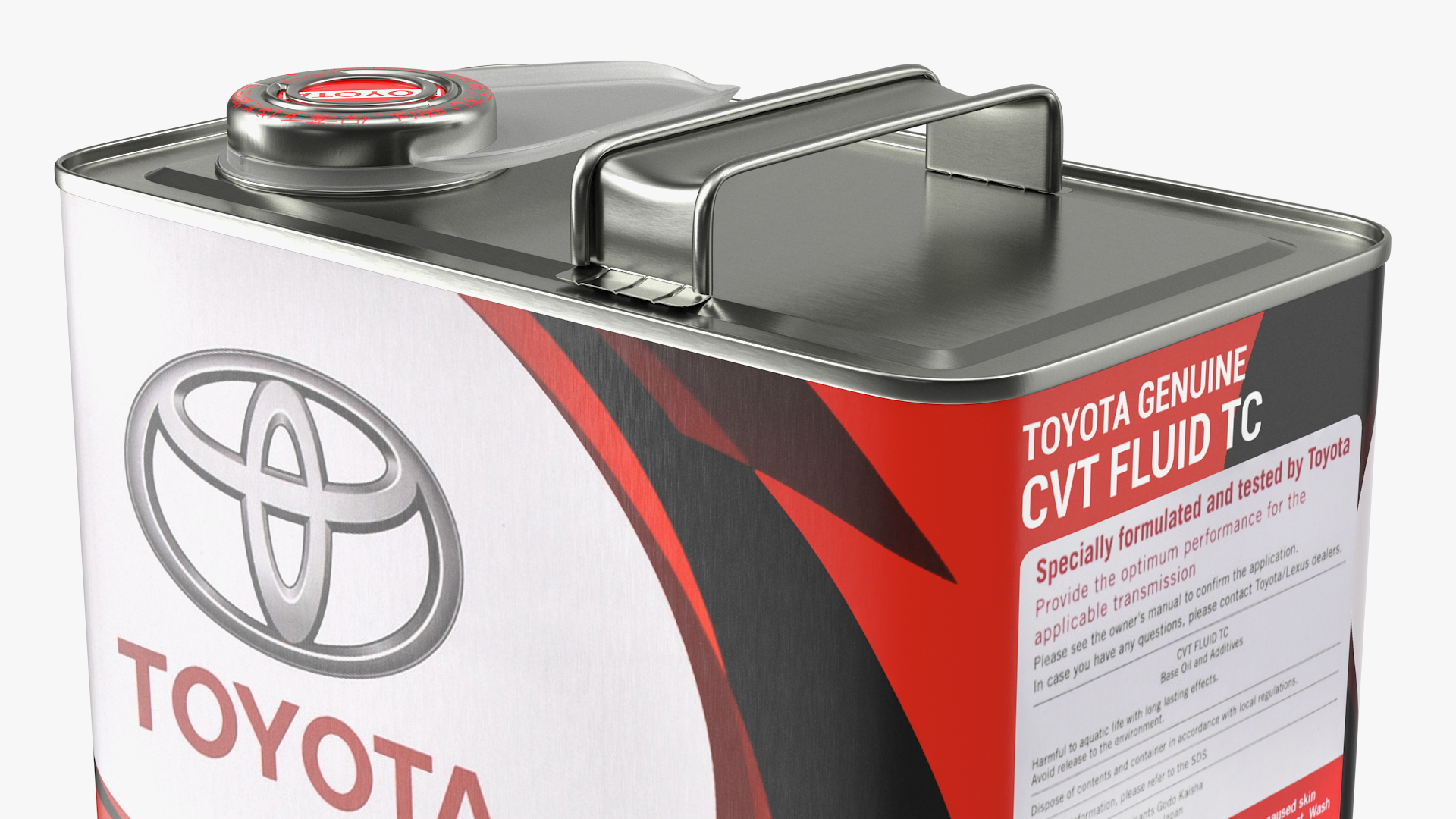 Toyota CVT FLUID 4L Metal Can 3D model