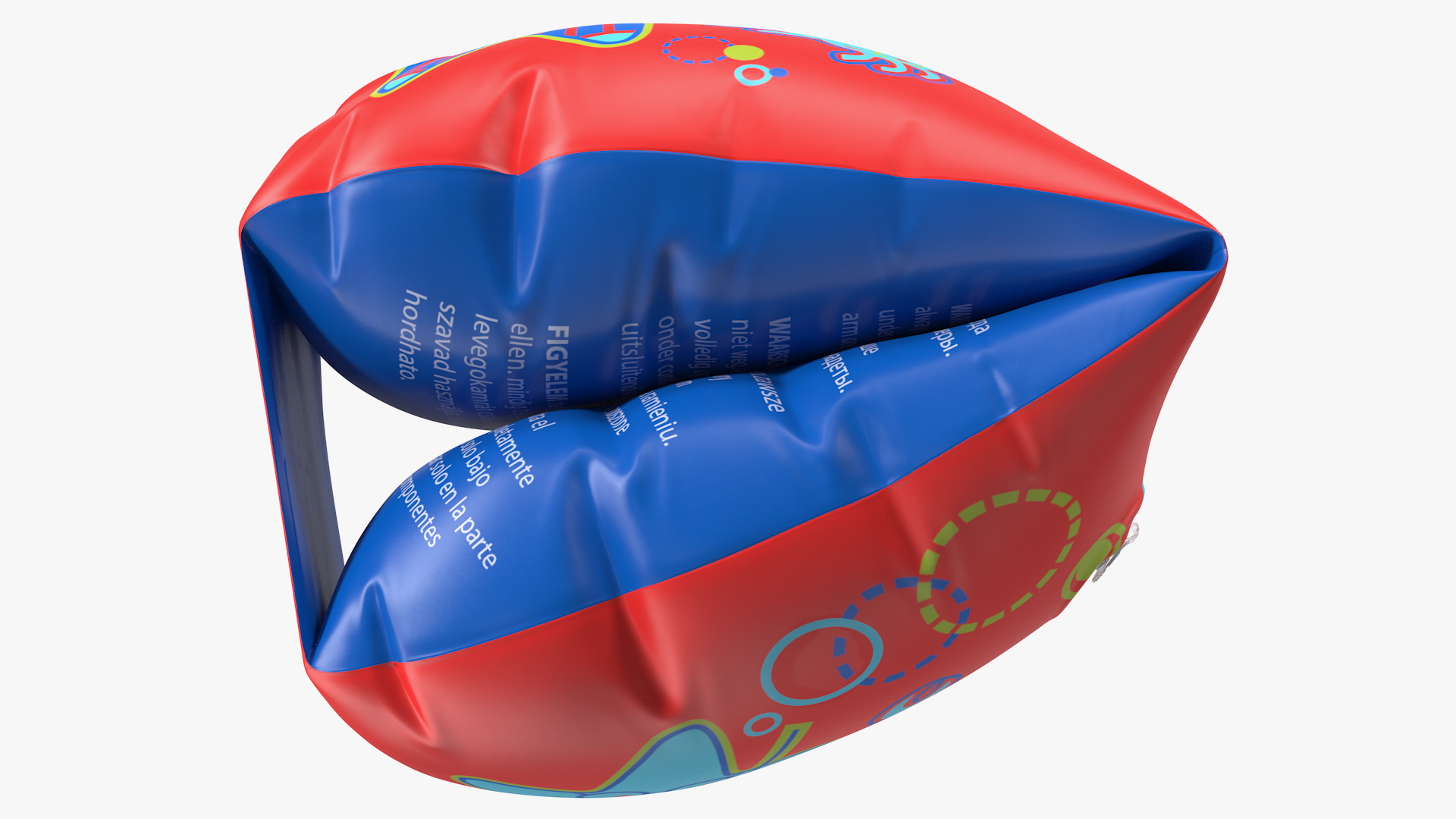 Colorful Swimming Float Armbands 3D