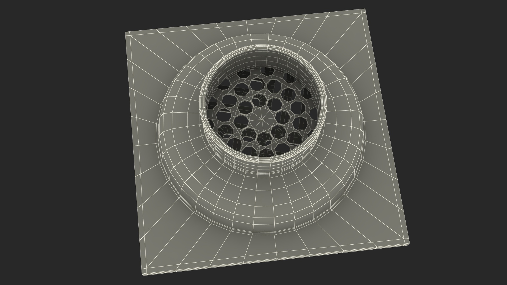 Stainless Shower Drain 3D