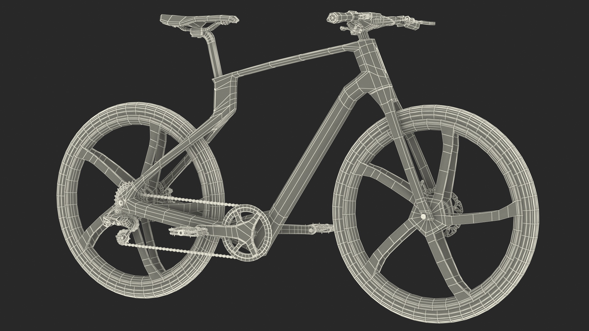 Superstrata E Carbon Electric Bicycle 3D