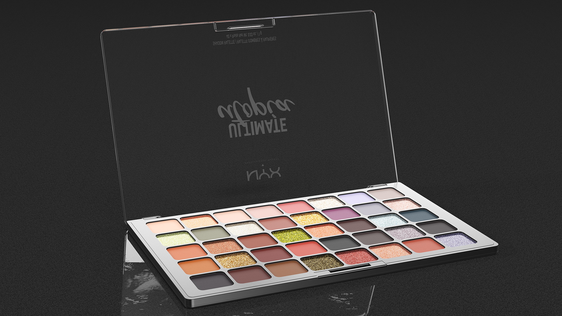 NYX Ultimate Utopia Shadow Palette 3D model