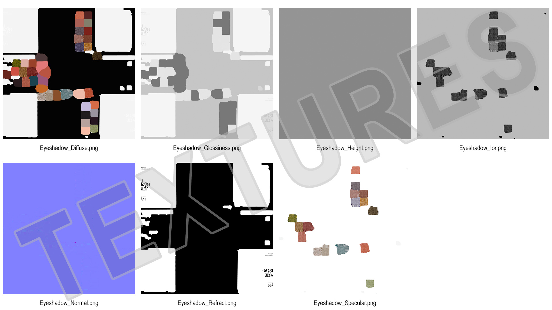 NYX Ultimate Utopia Shadow Palette 3D model